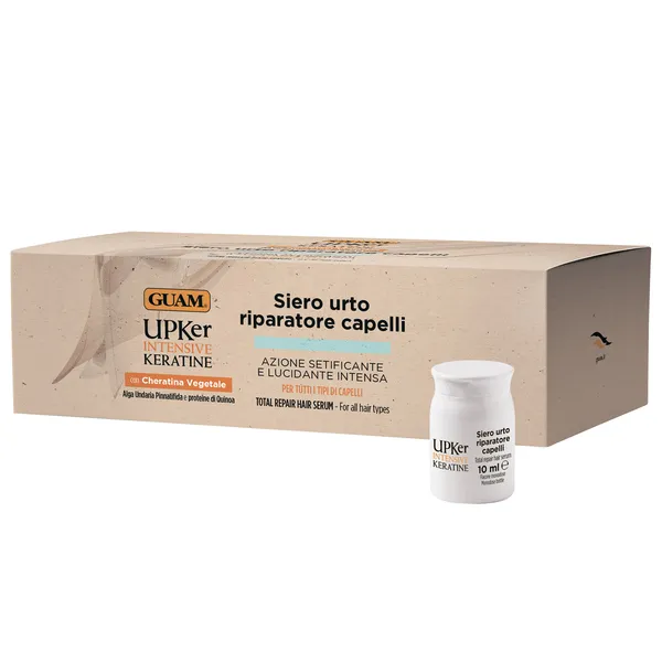UPKER INTENSIVE KERATINE Сыворотка восстанавливающая с кератином для гладкости волос