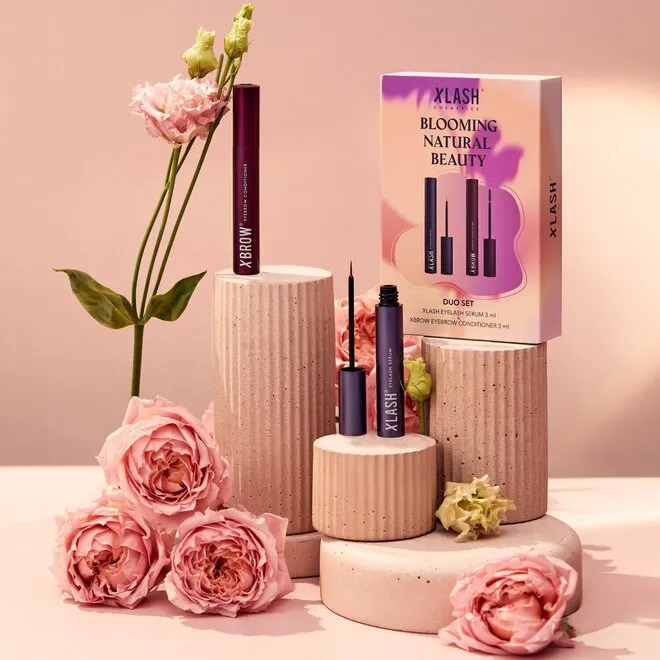 BLOOMING Набор-дуэт сывороток для роста ресниц и бровей