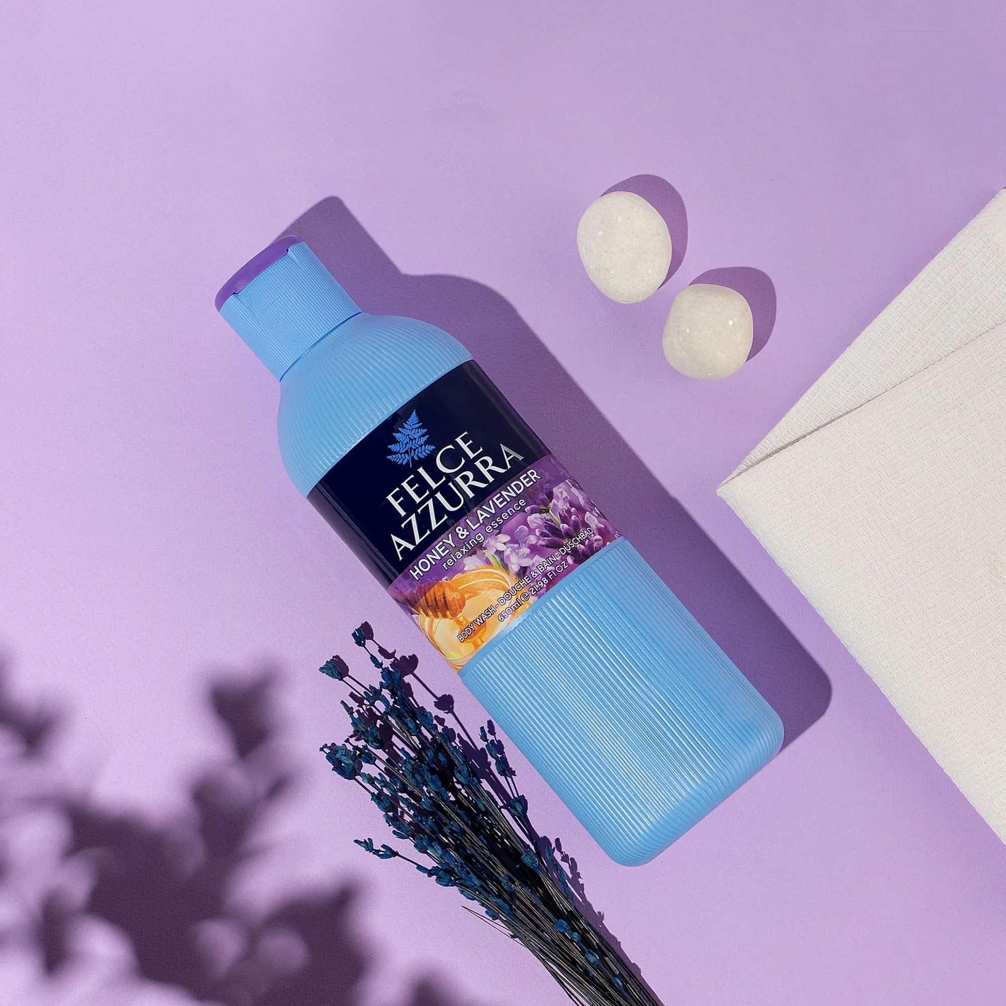 Bodywash Honey e Lavender Парфюмированный гель для ванны и душа расслабляющий аромат мед и лаванда