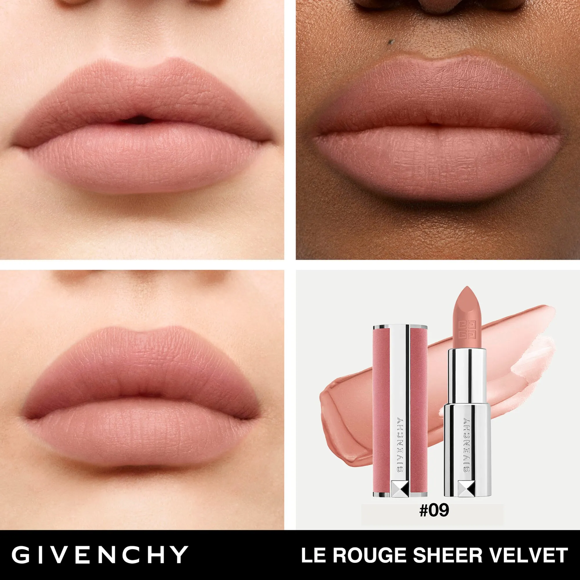 Le Rouge Sheer Velvet Легкая увлажняющая губная помада с мягким матовым финишем