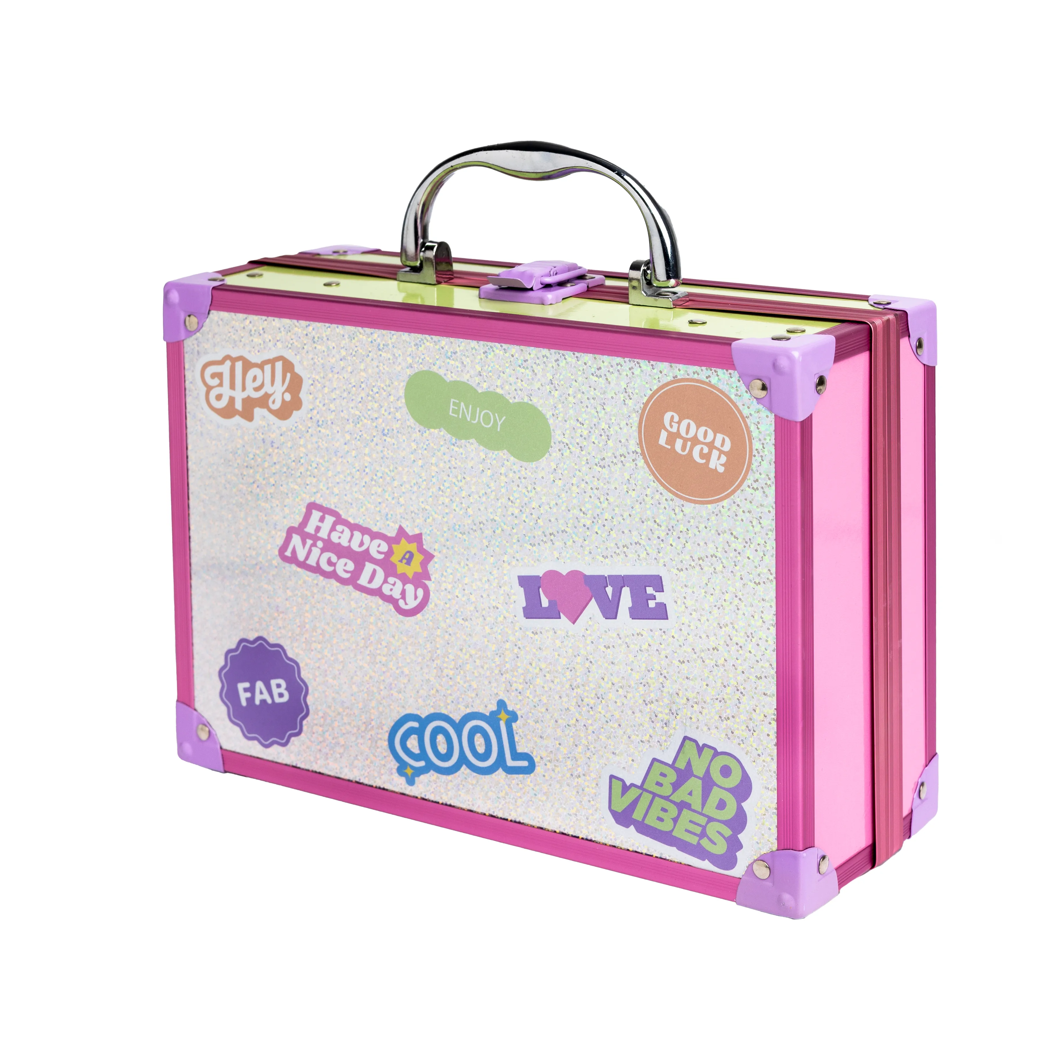  Кейс с косметикой со встроенной подсветкой супер девочка