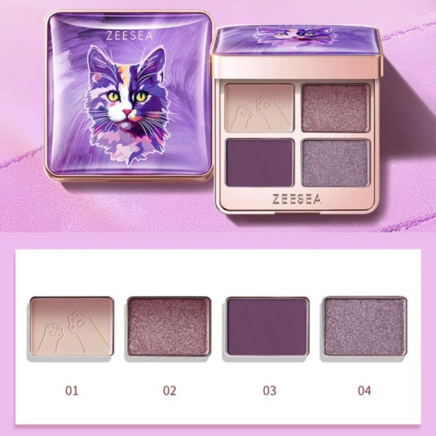 TIPSY KITTY EYESHADOW QUAD Тени для век