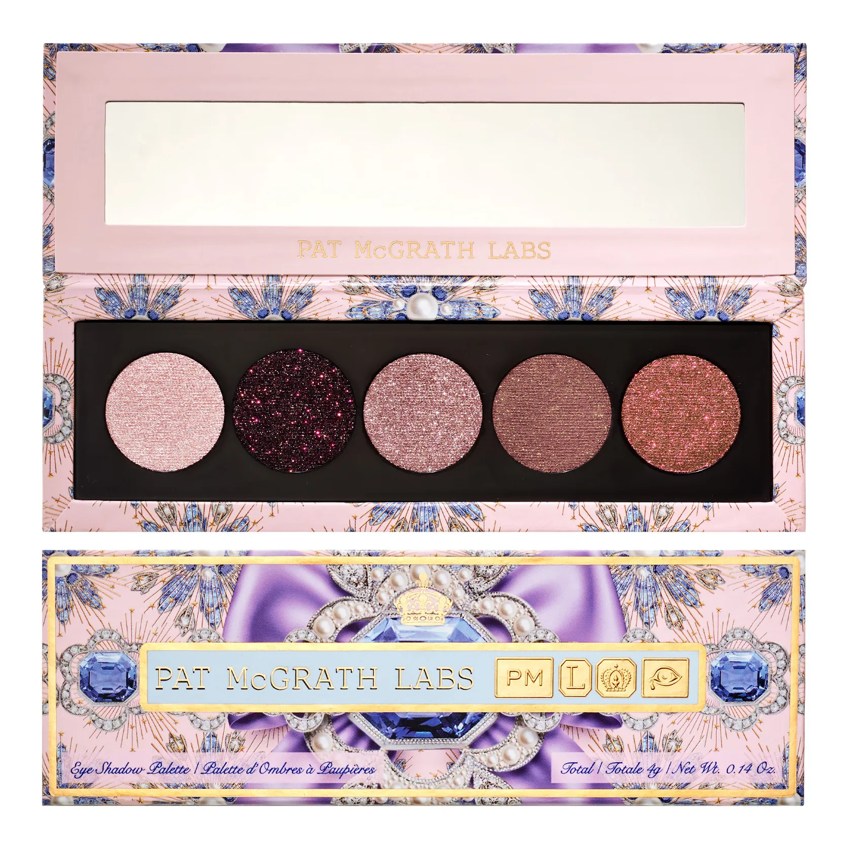 BIJOUX BRILLIANCE: BORDEAUX BLISS Палетка теней