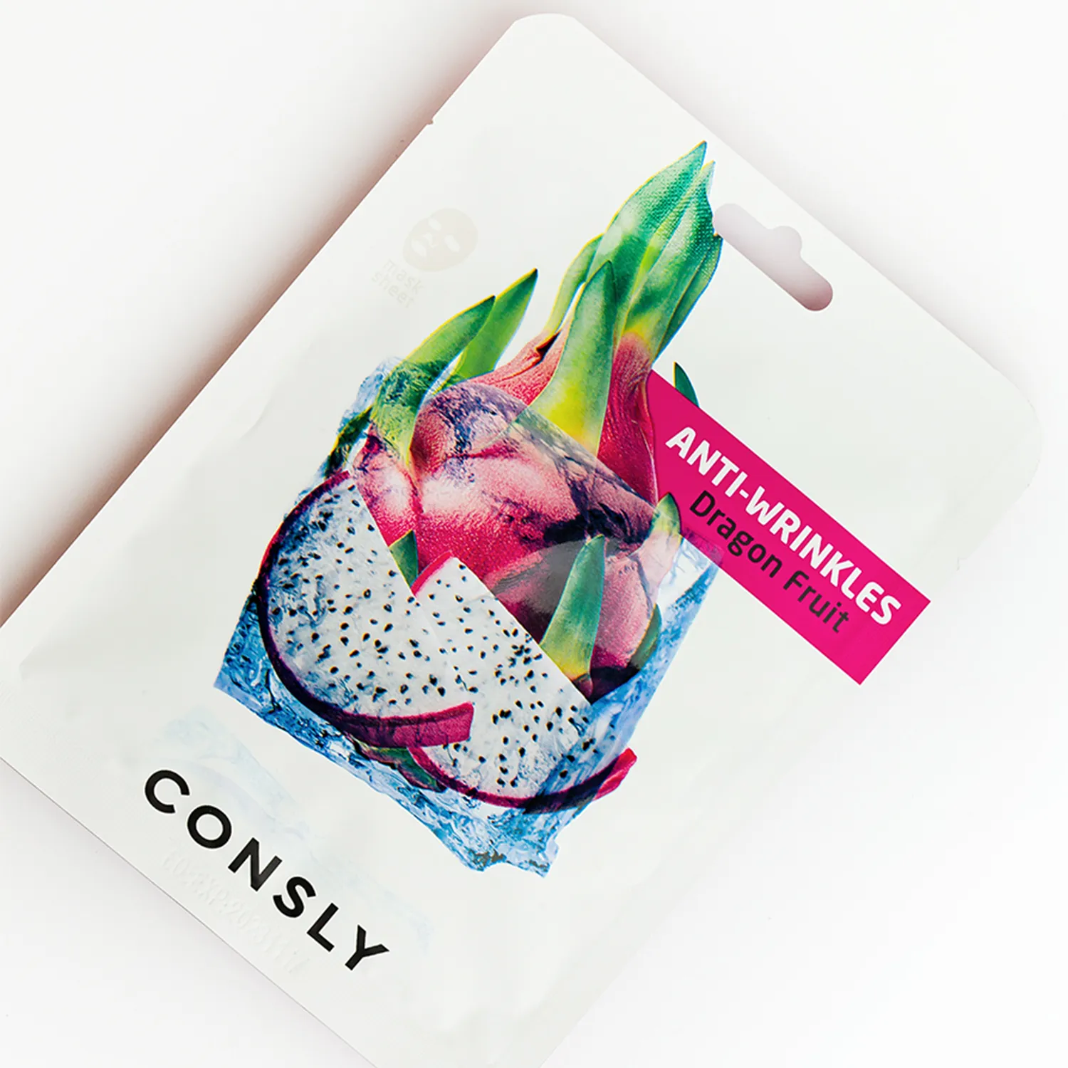 Антивозрастная тканевая маска с экстрактом драгонфрута