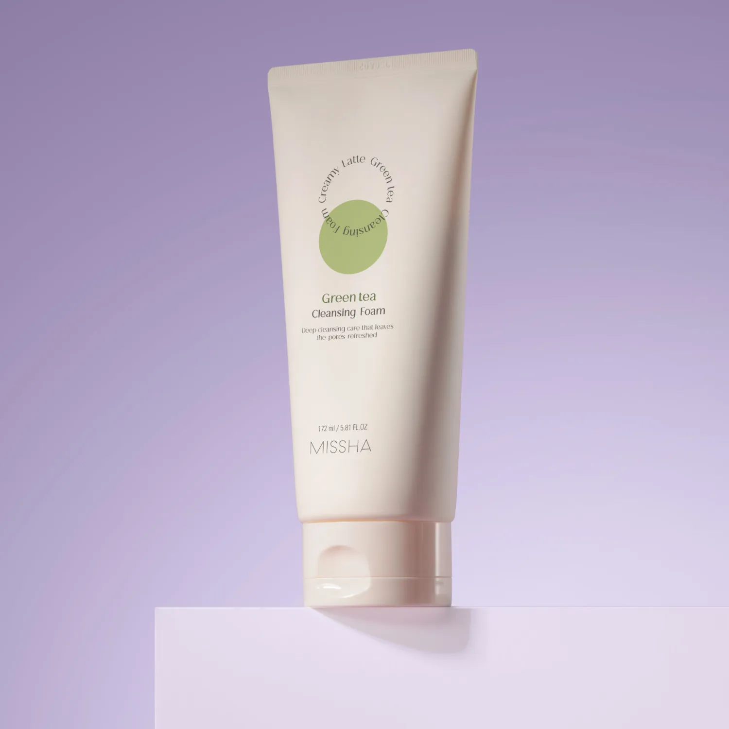 Creamy Latte Пенка для умывания с зеленым чаем