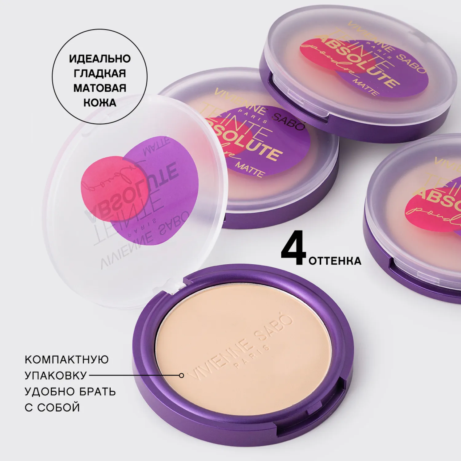 Teinte absolute matte Компактная матирующая пудра