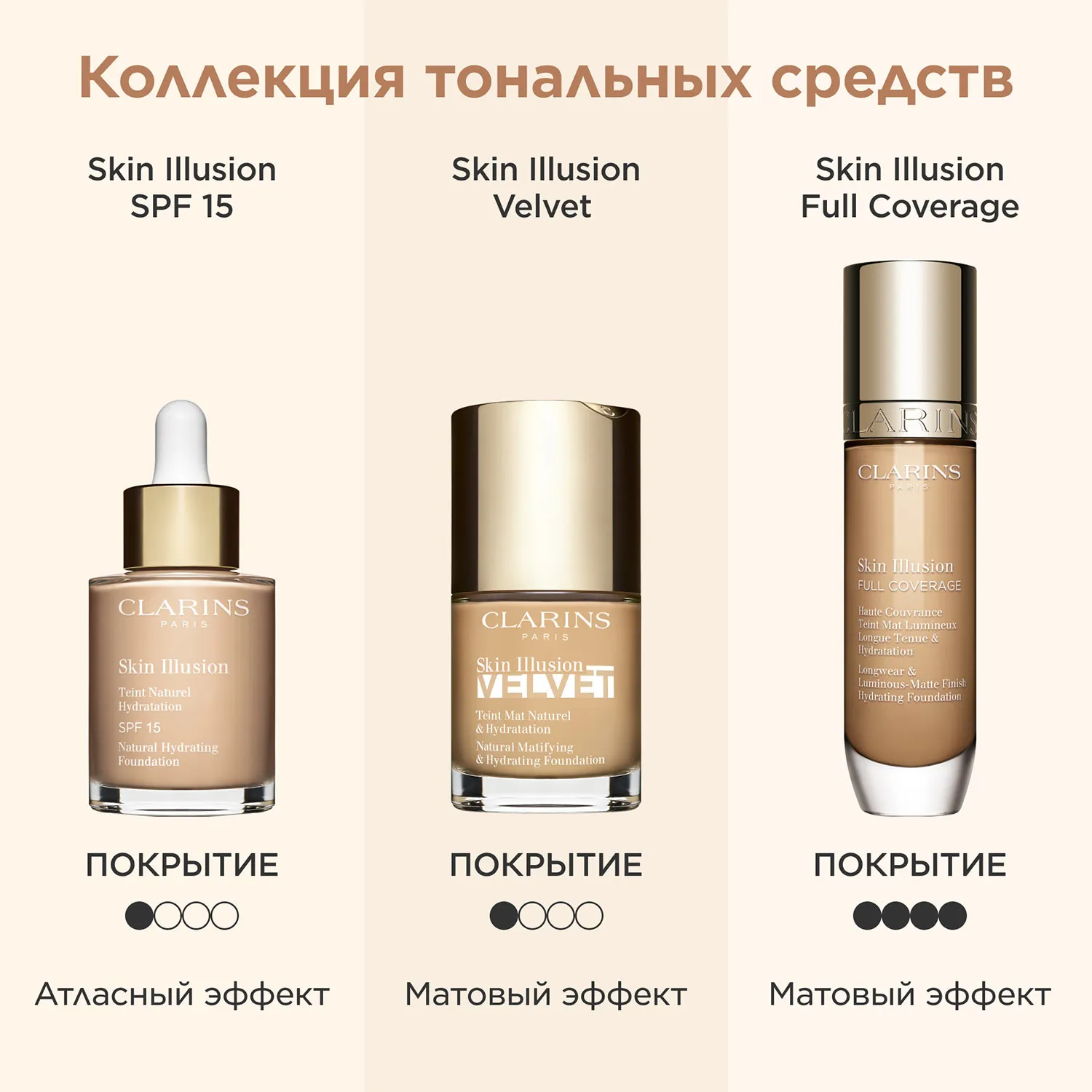 Skin Illusion Full Coverage Π£ΡΡΠΎΠΉΡΠΈΠ²ΡΠΉ ΡΠΎΠ½Π°Π»ΡΠ½ΡΠΉ ΠΊΡΠ΅ΠΌ Ρ ΠΌΠ°ΡΠΎΠ²ΡΠΌ ΡΡΡΠ΅ΠΊΡΠΎΠΌ