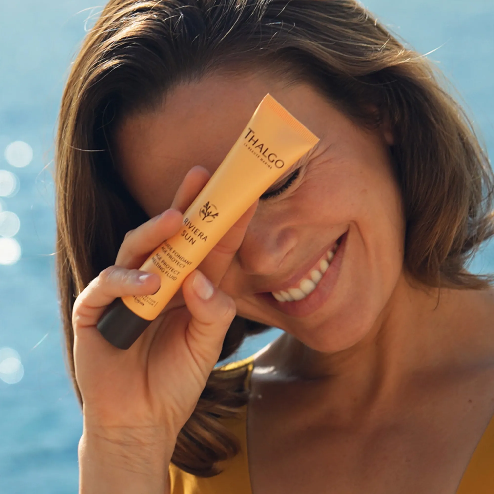 RIVIERA SUN Солнцезащитный антивозрастной флюид с тающей текстурой SPF30 для лица