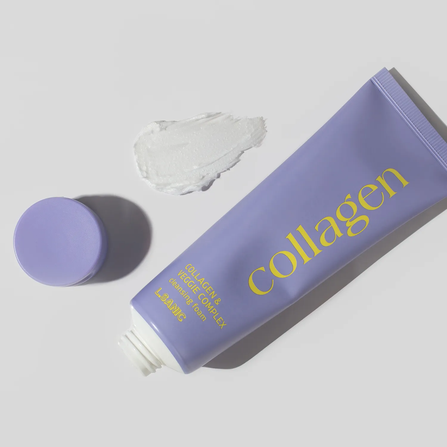 Очищающая пенка для лица с коллагеном и растительным комплексом