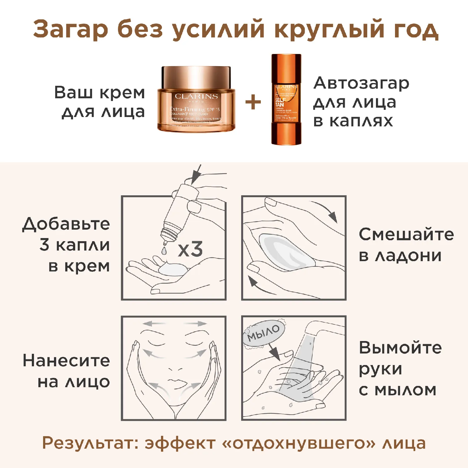 Extra-Firming Регенерирующий дневной крем для лица для любого типа кожи SPF 15