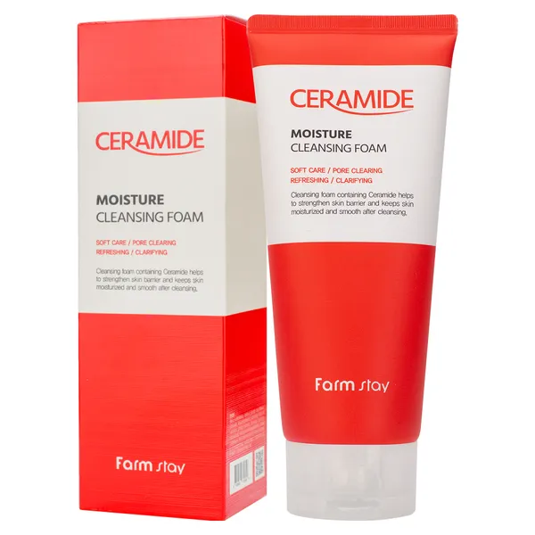 Увлажняющая очищающая пенка с керамидами