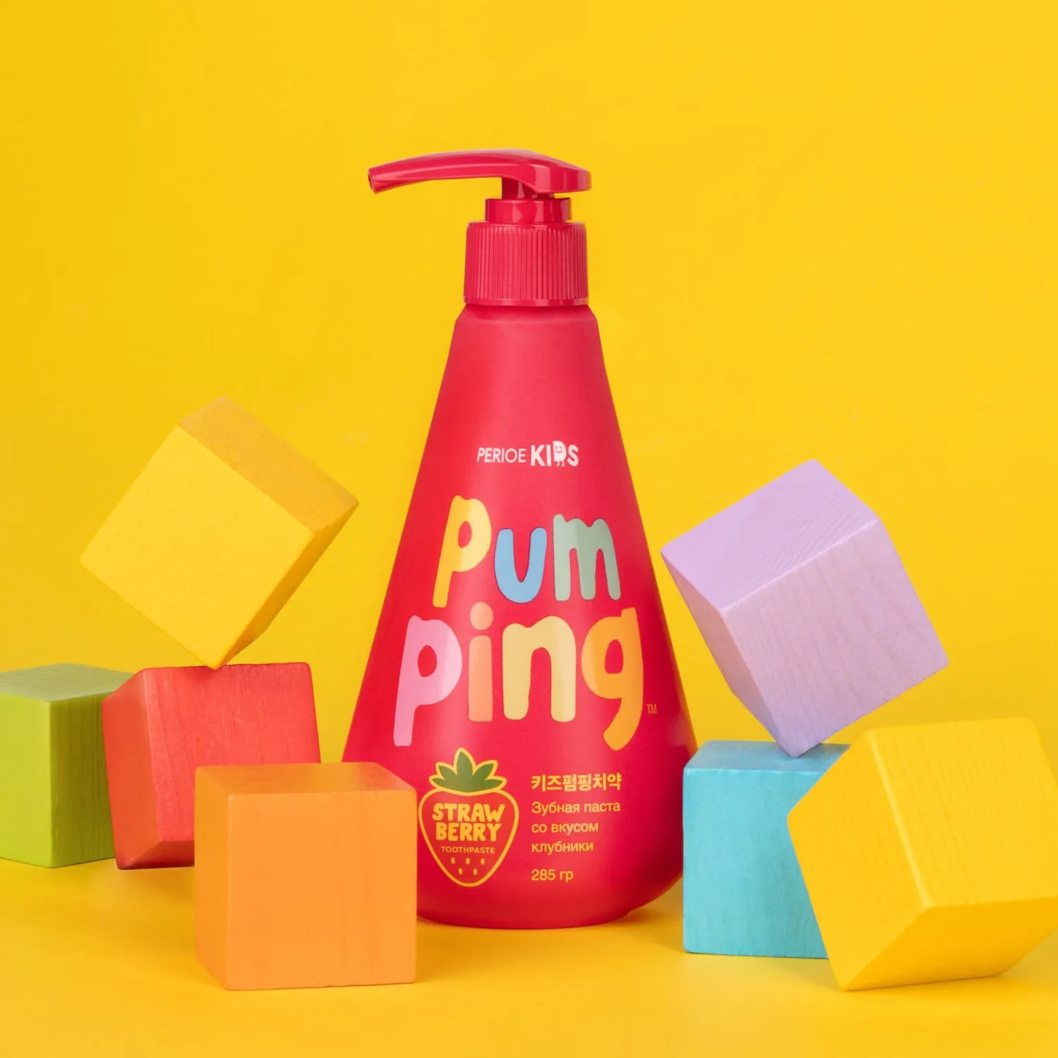Pumping Детская зубная паста с клубникой