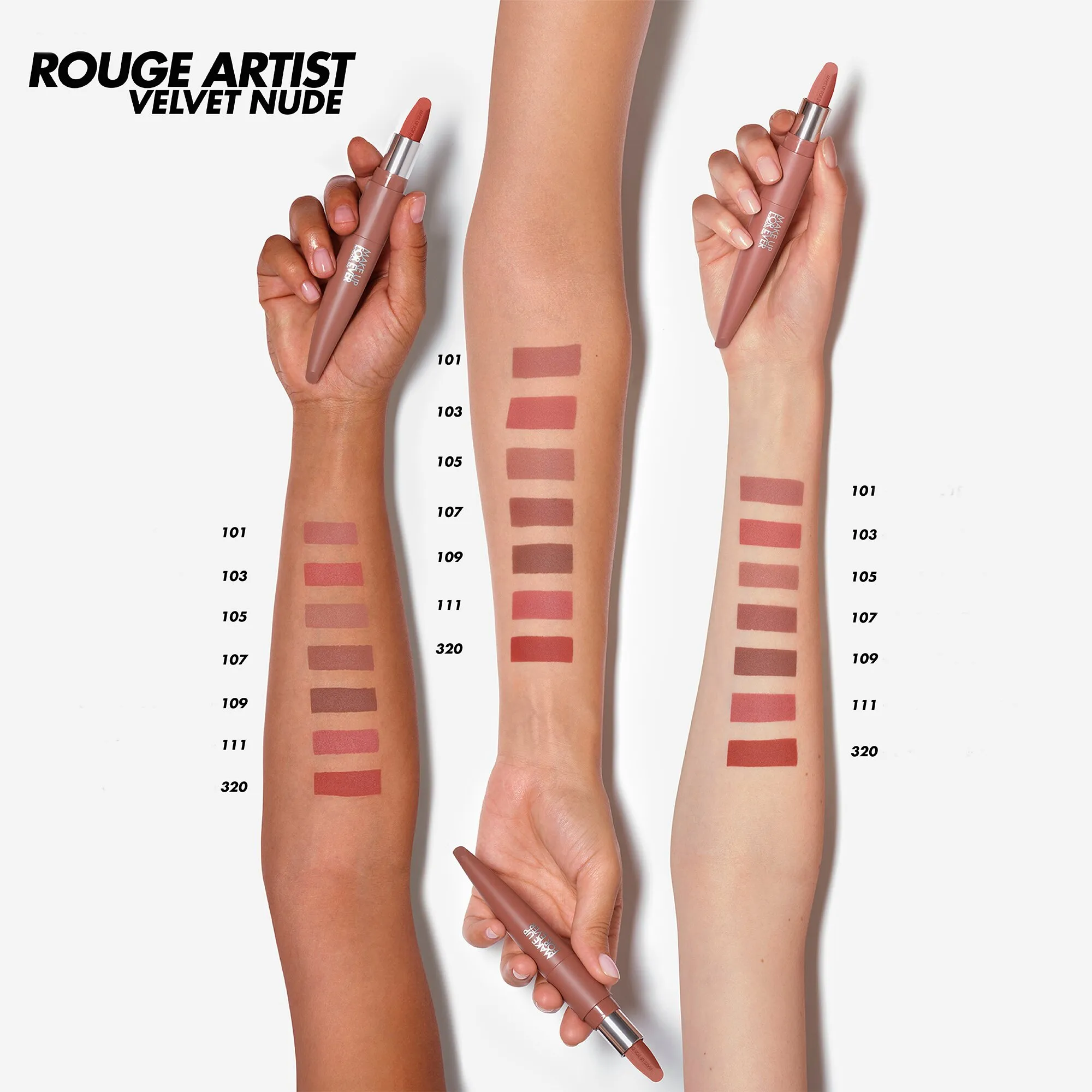 ROUGE ARTIST VELVET NUDE Помада для губ