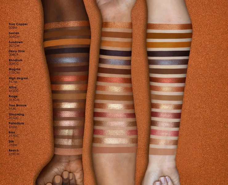 BRONZE Палетка теней