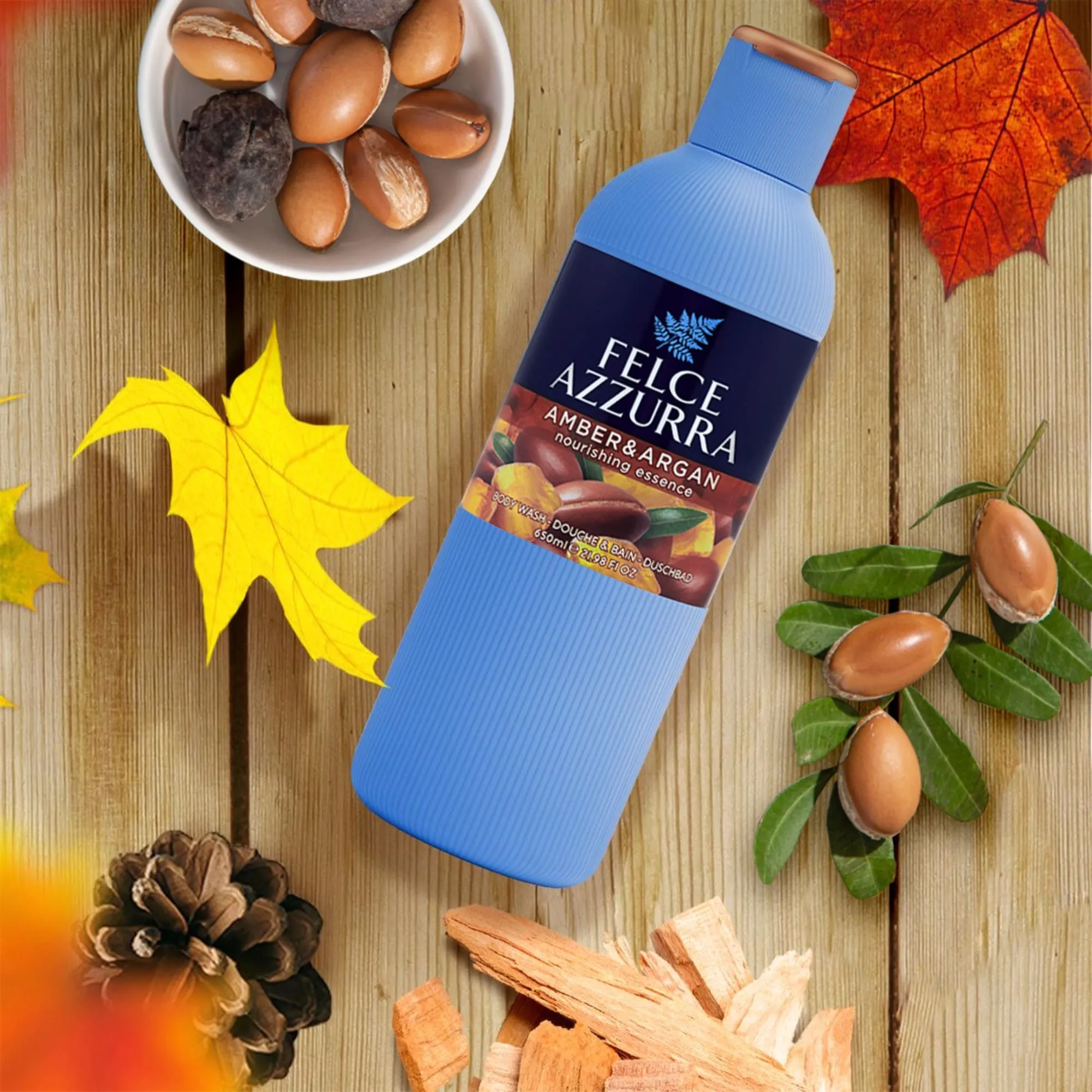 Bodywash Amber e Argan Парфюмированный гель для ванны и душа напитывающий аромат амбра и аргана