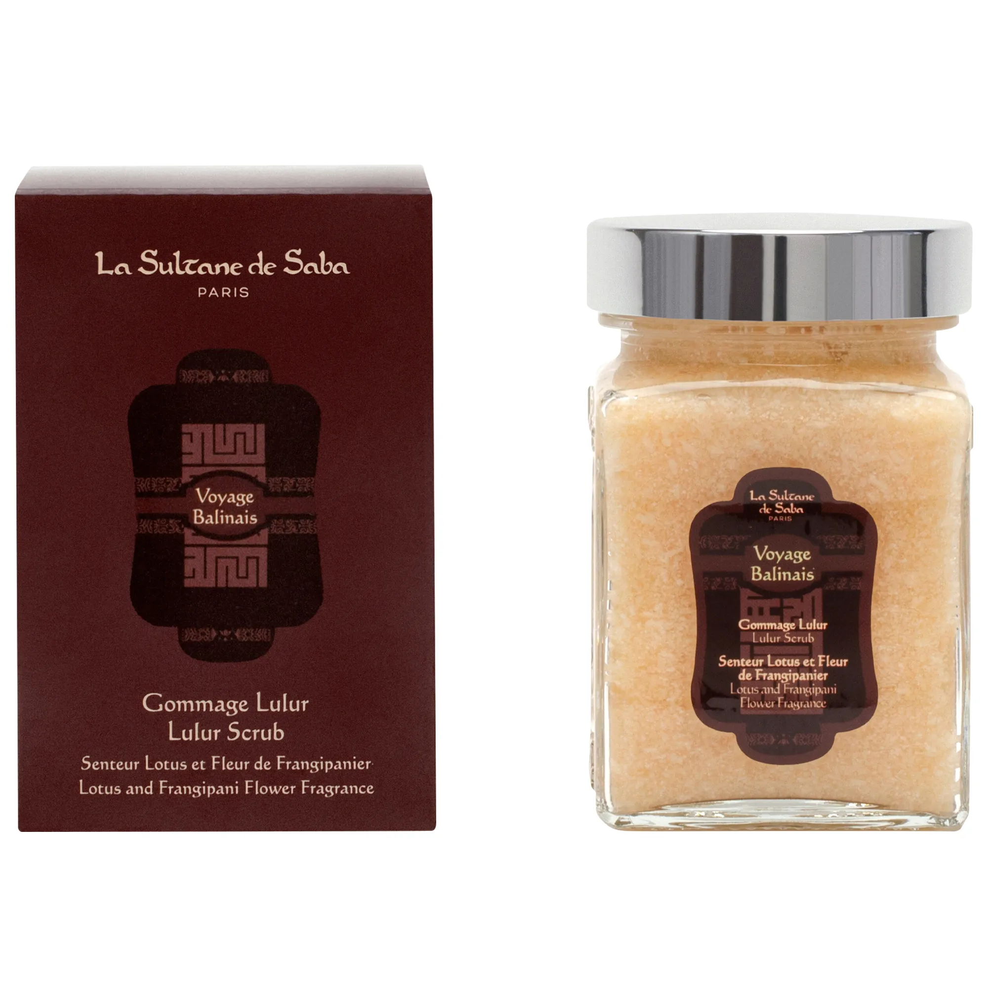 Кокосово-рисовый гоммаж  лотос и франжипани