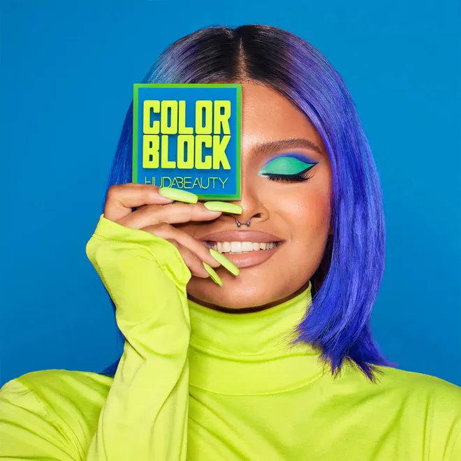 COLOR BLOCK OBSESSIONS BLUE AND GREEN Палетка теней