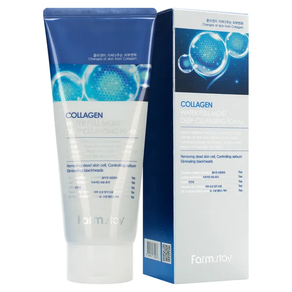 Увлажняющая очищающая пенка с коллагеном