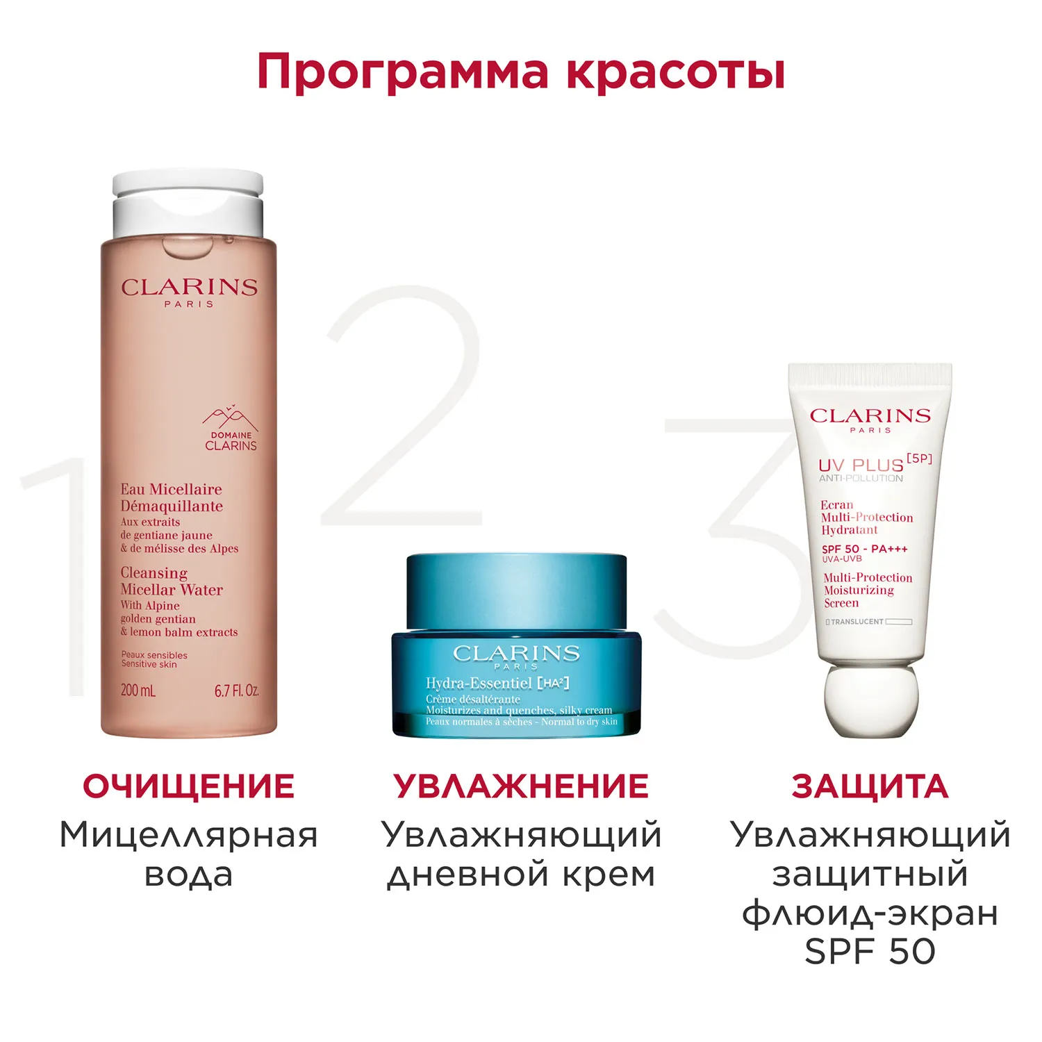 UV PLUS [5P] Anti-Pollution SPF50 Translucent Увлажняющий защитный флюид-экран для лица