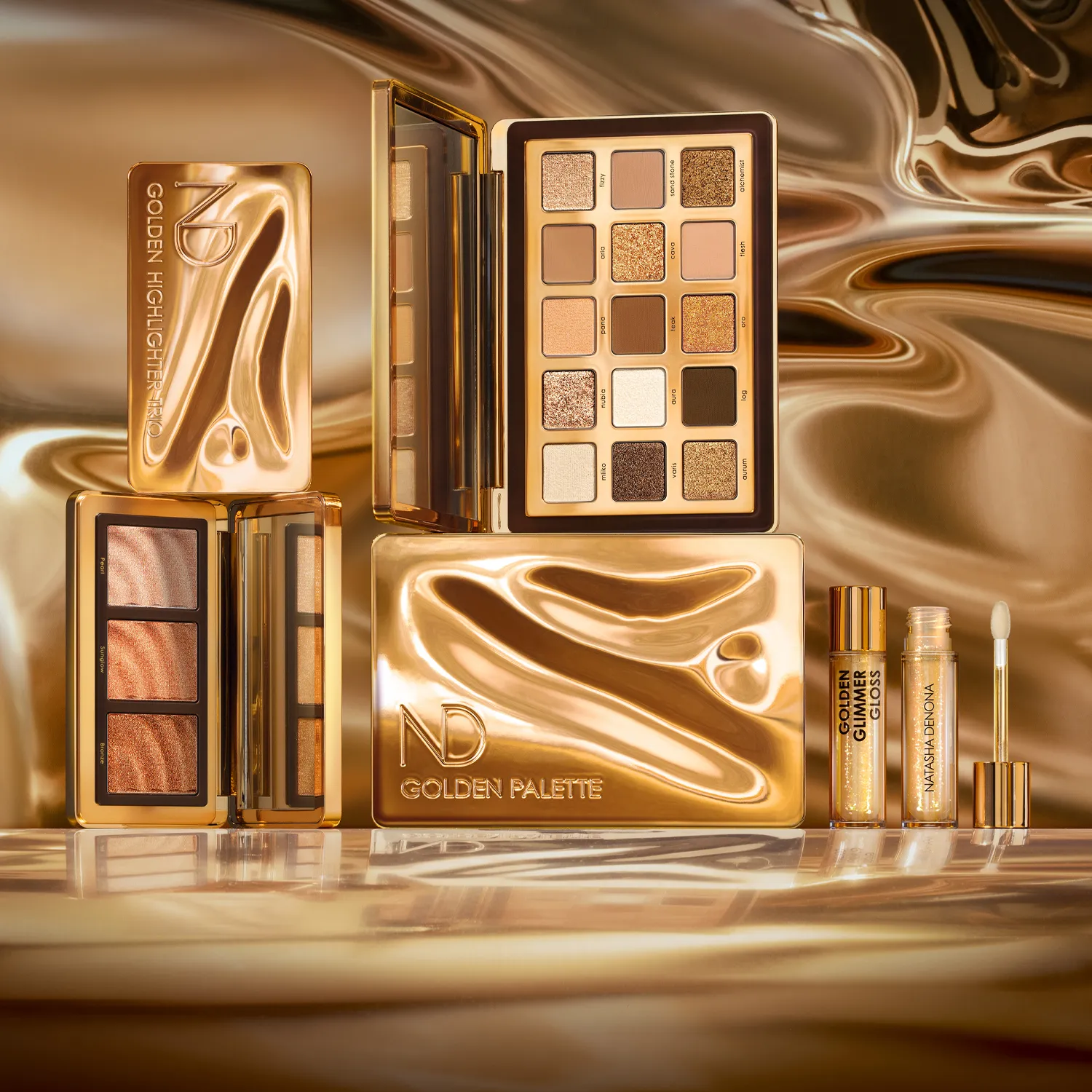 GOLDEN EYESHADOW PALETTE Палетка теней