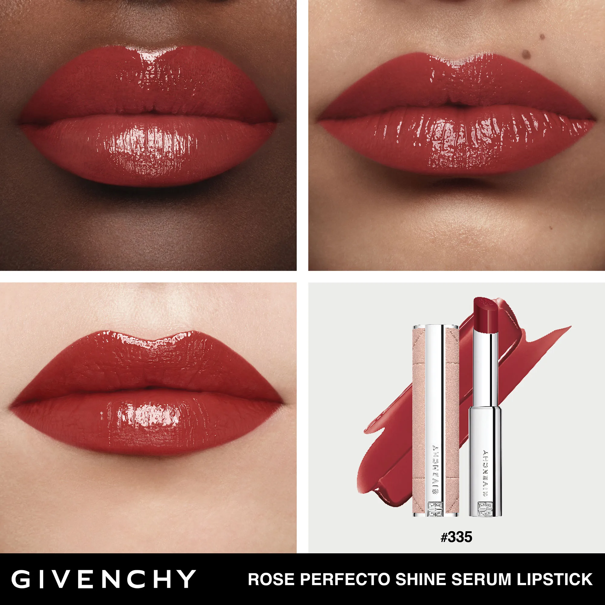 Rose Perfecto Shine Serum Lipstick Ухаживающая помада-сыворотка для сияния губ