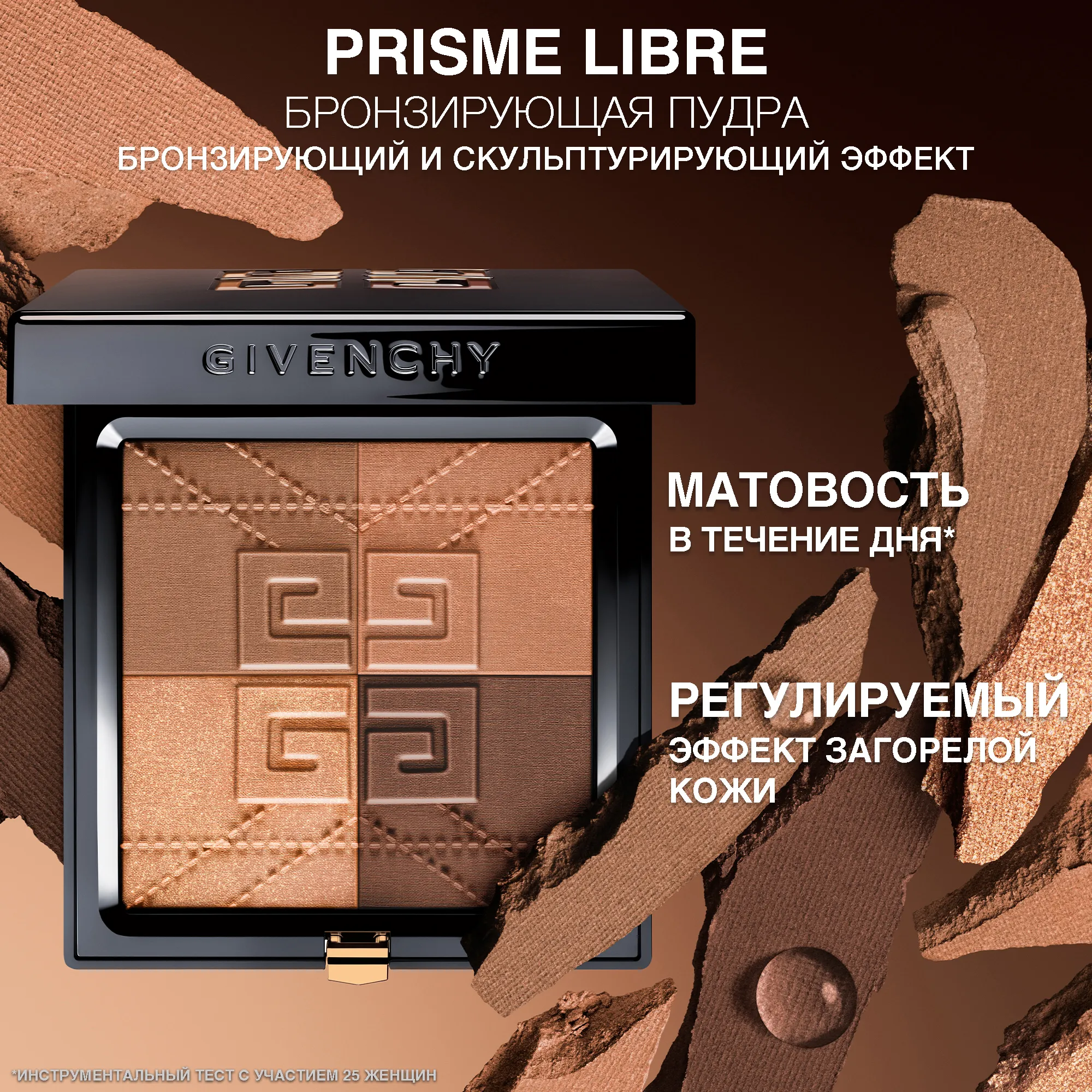 Prisme Libre Bronzer Powder Бронзирующая компактная пудра 