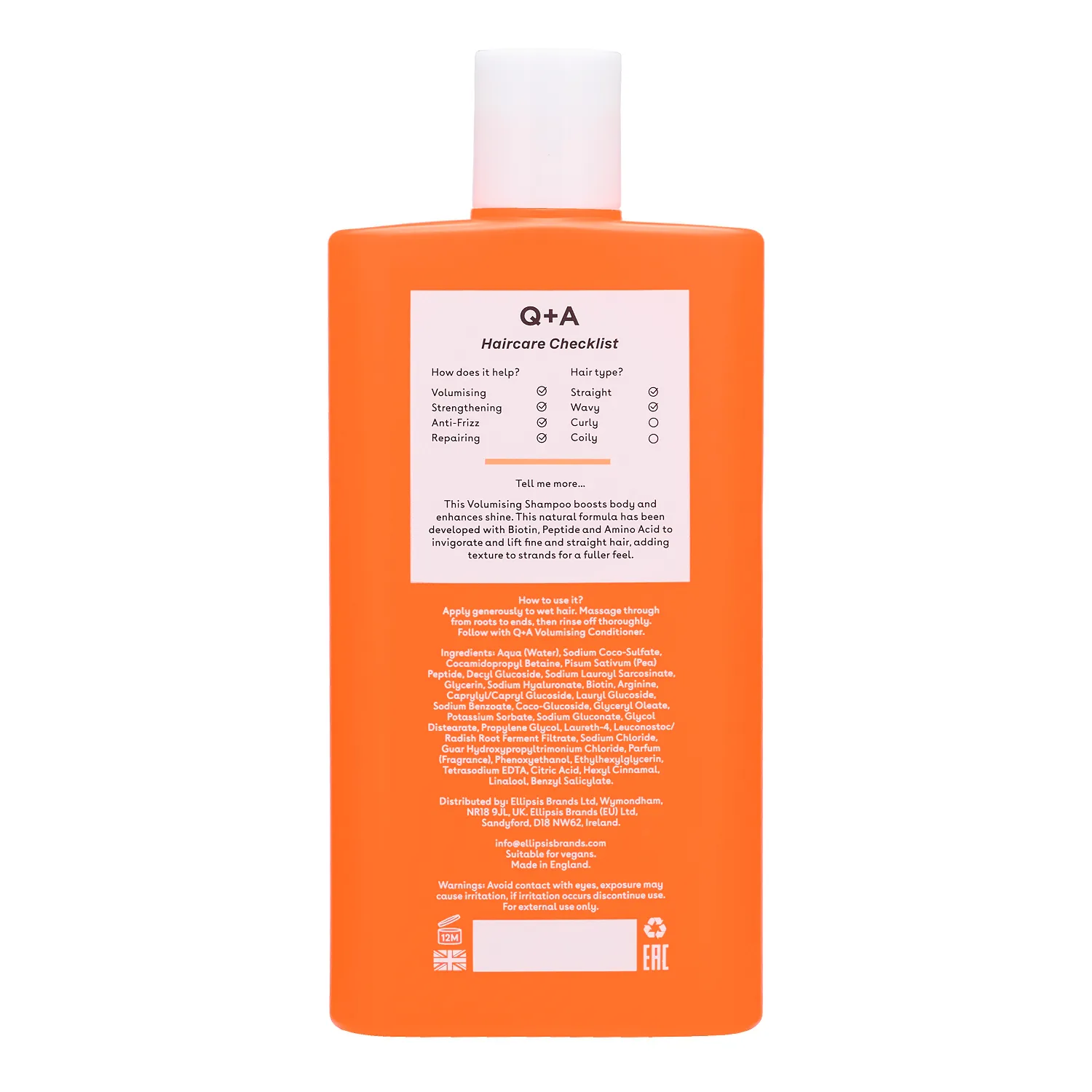 Volumising Shampoo Шампунь для объема волос 