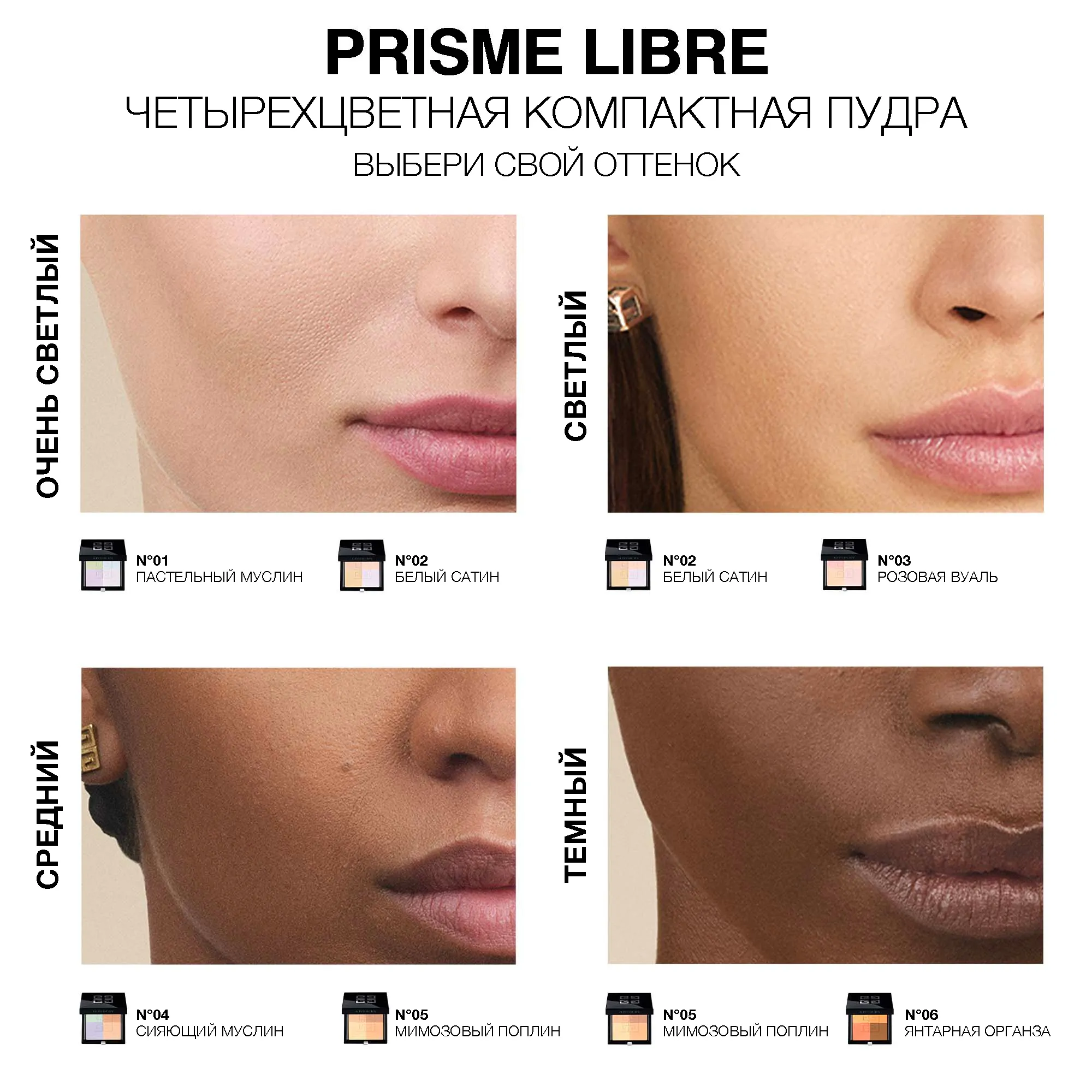 Prisme Libre Pressed Powder Матирующая компактная пудра для лица
