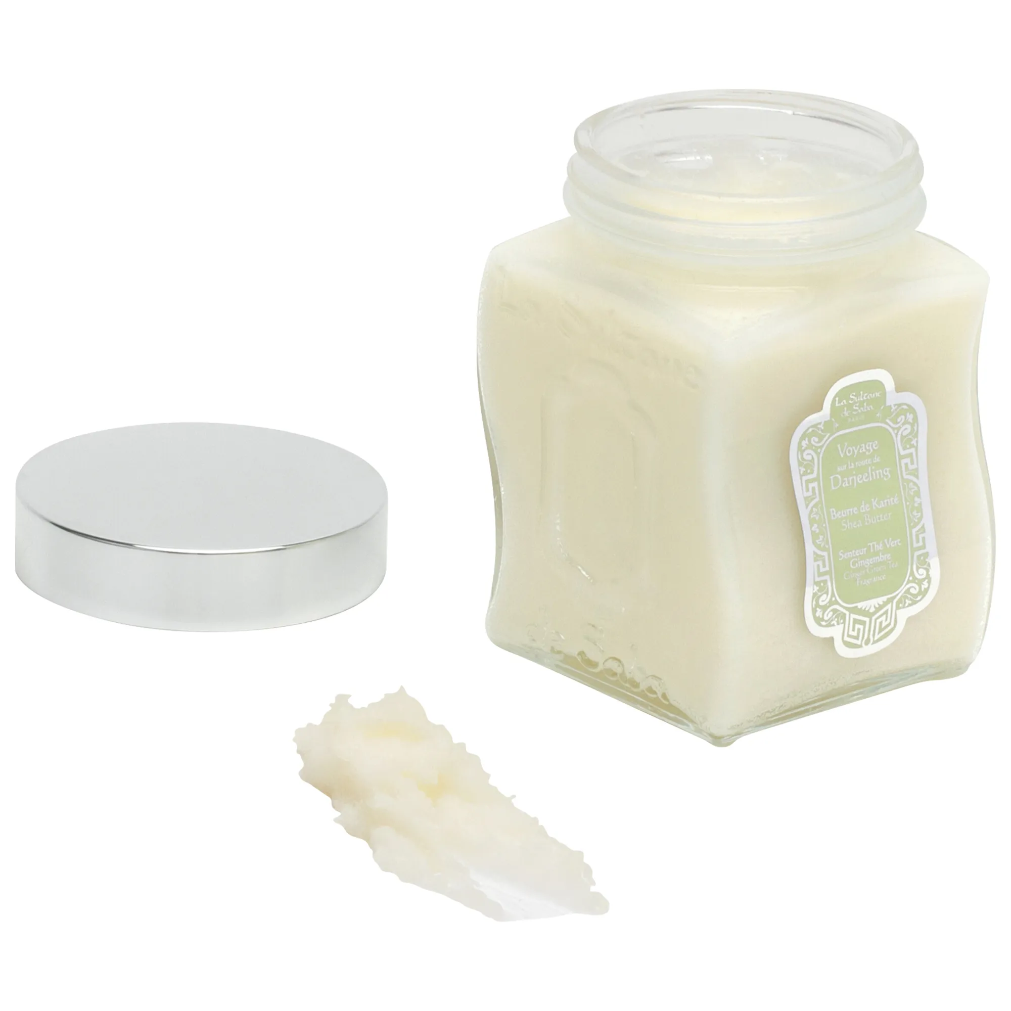 Масло карите для тела и волос зеленый чай и имбирь