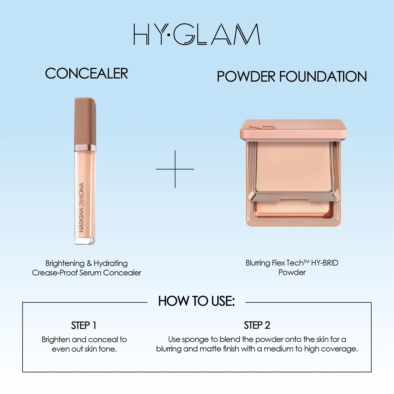 HY-GLAM POWDER FOUNDATION Компактная тональная основа