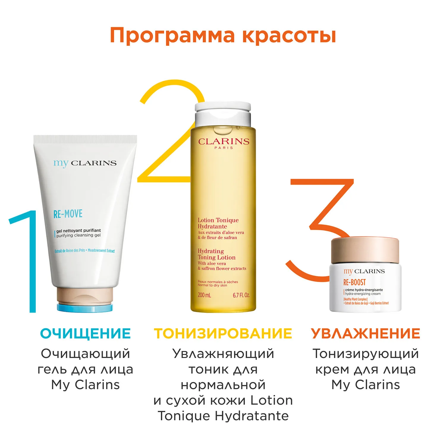 My Clarins Тонизирующий крем для лица