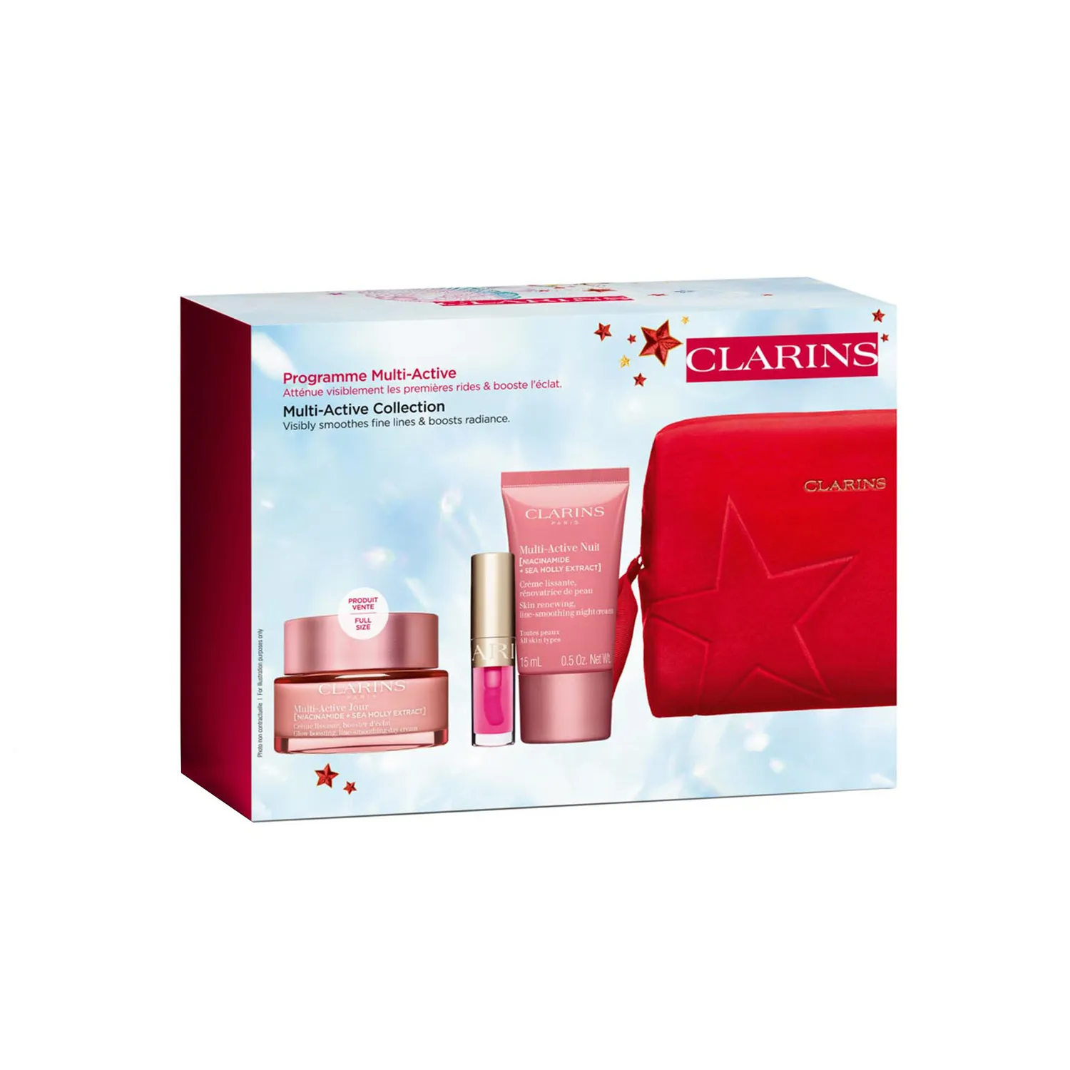 Набор средств для лица Multi-Active и масло-блеск для губ