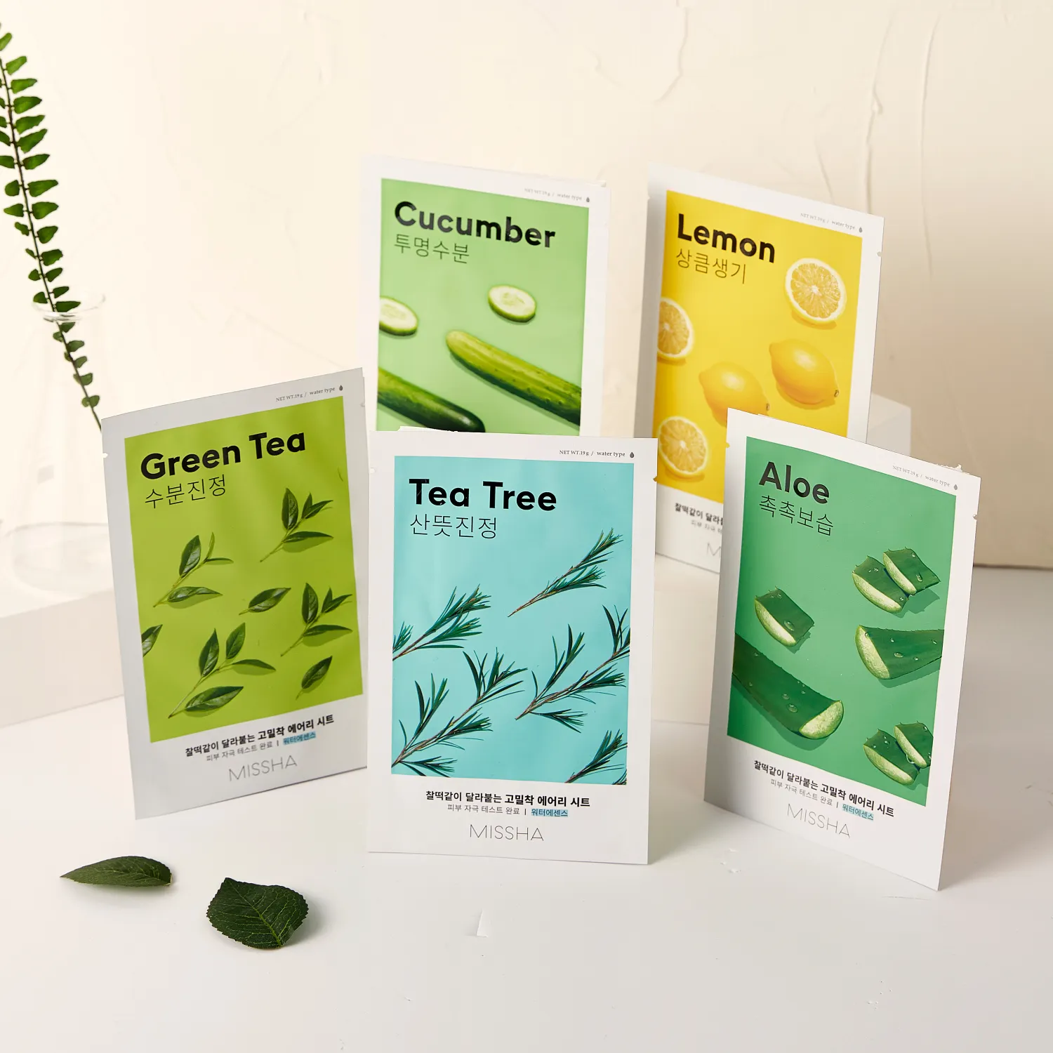 Airy Fit Маска тканевая успокаивающая с экстрактом чайного дерева для чувствительной кожи