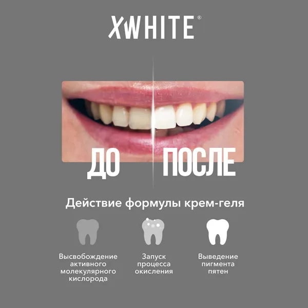 XWHITE Крем-гель для отбеливания зубов