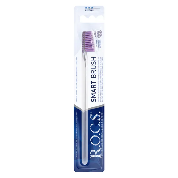 Классическая зубная щетка жесткая в ассортименте