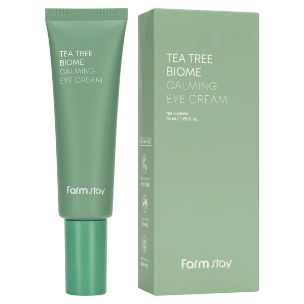 Успокаивающий крем для области вокруг глаз с экстрактом чайного дерева