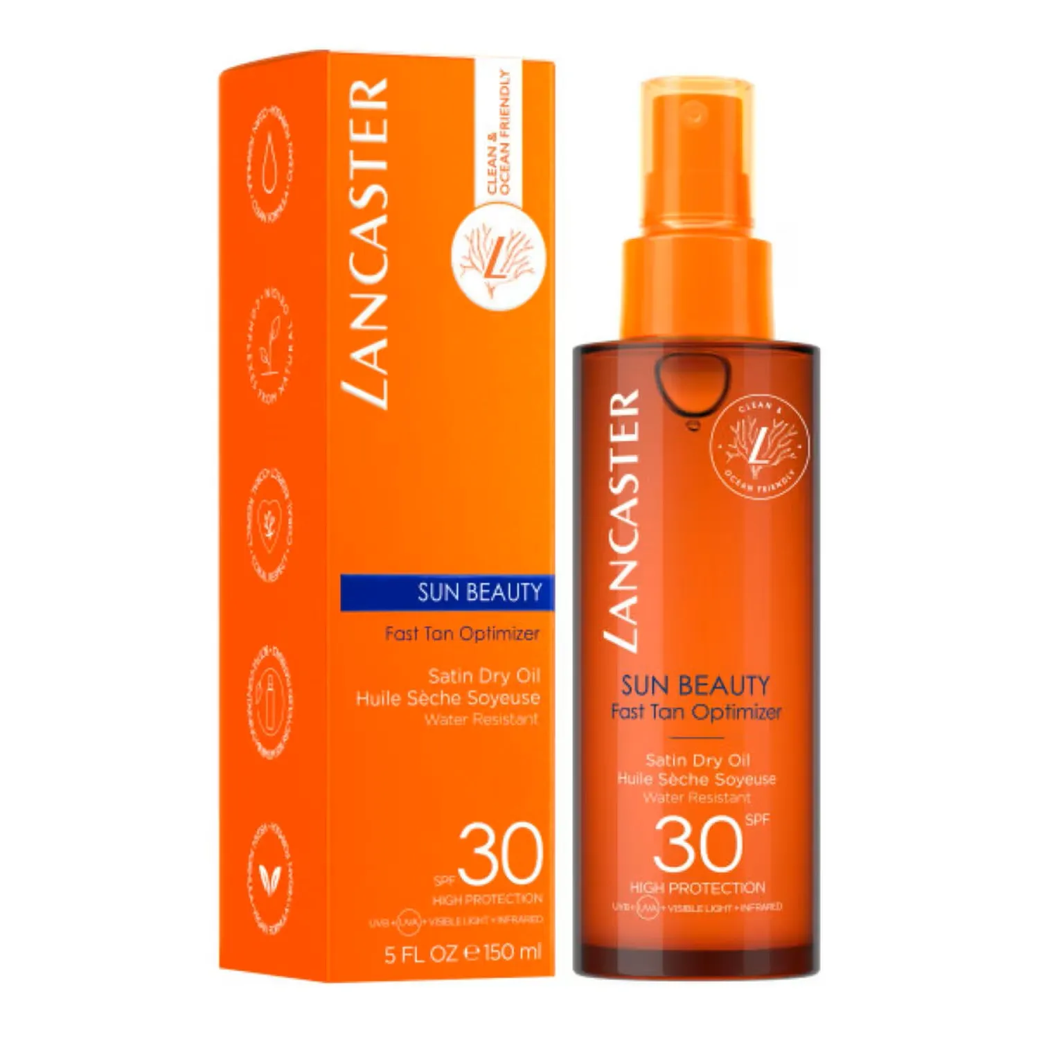 SUN BEAUTY Масло для тела для усиления загара SPF30