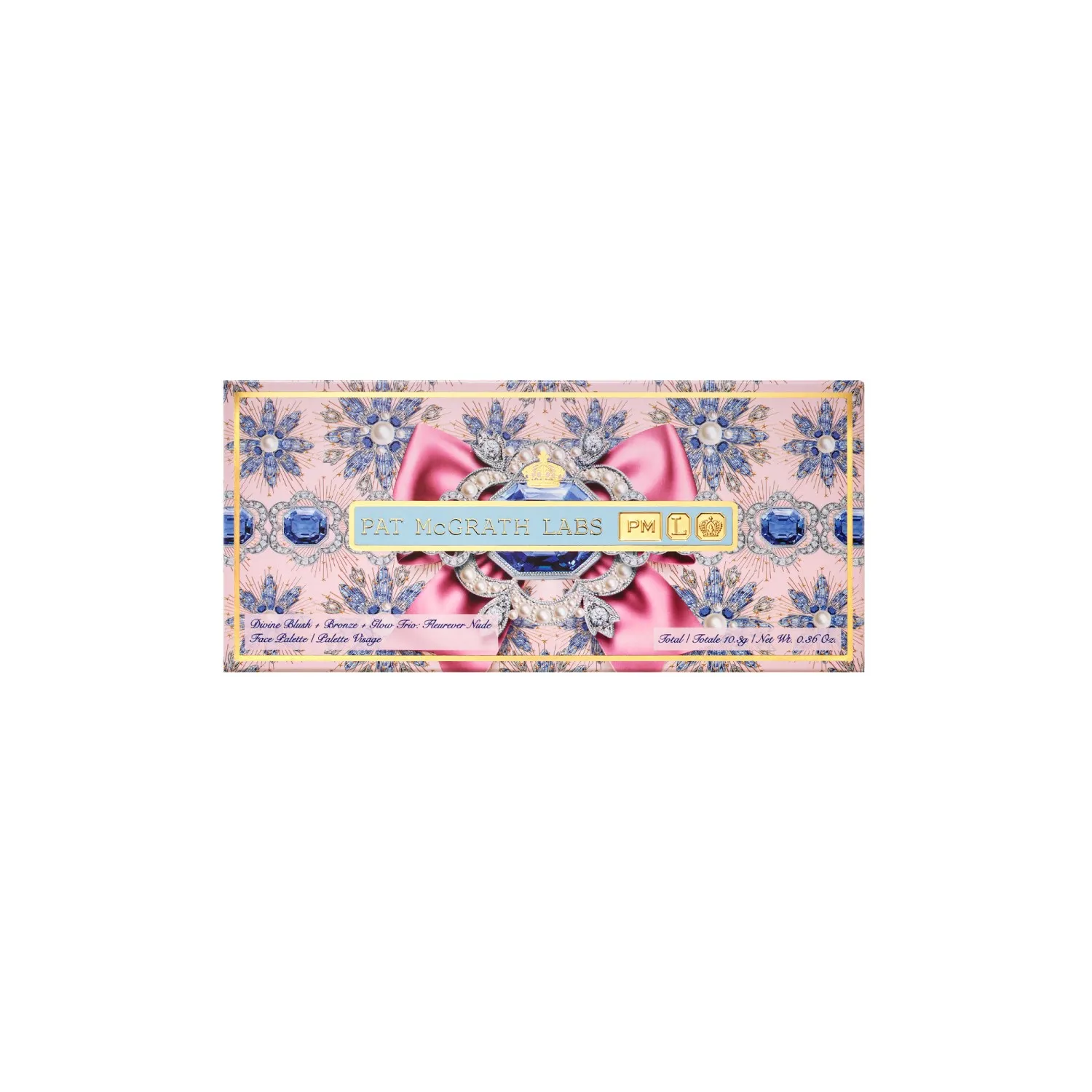 DIVINE BLUSH + BRONZE + GLOW TRIO Палетка для лица