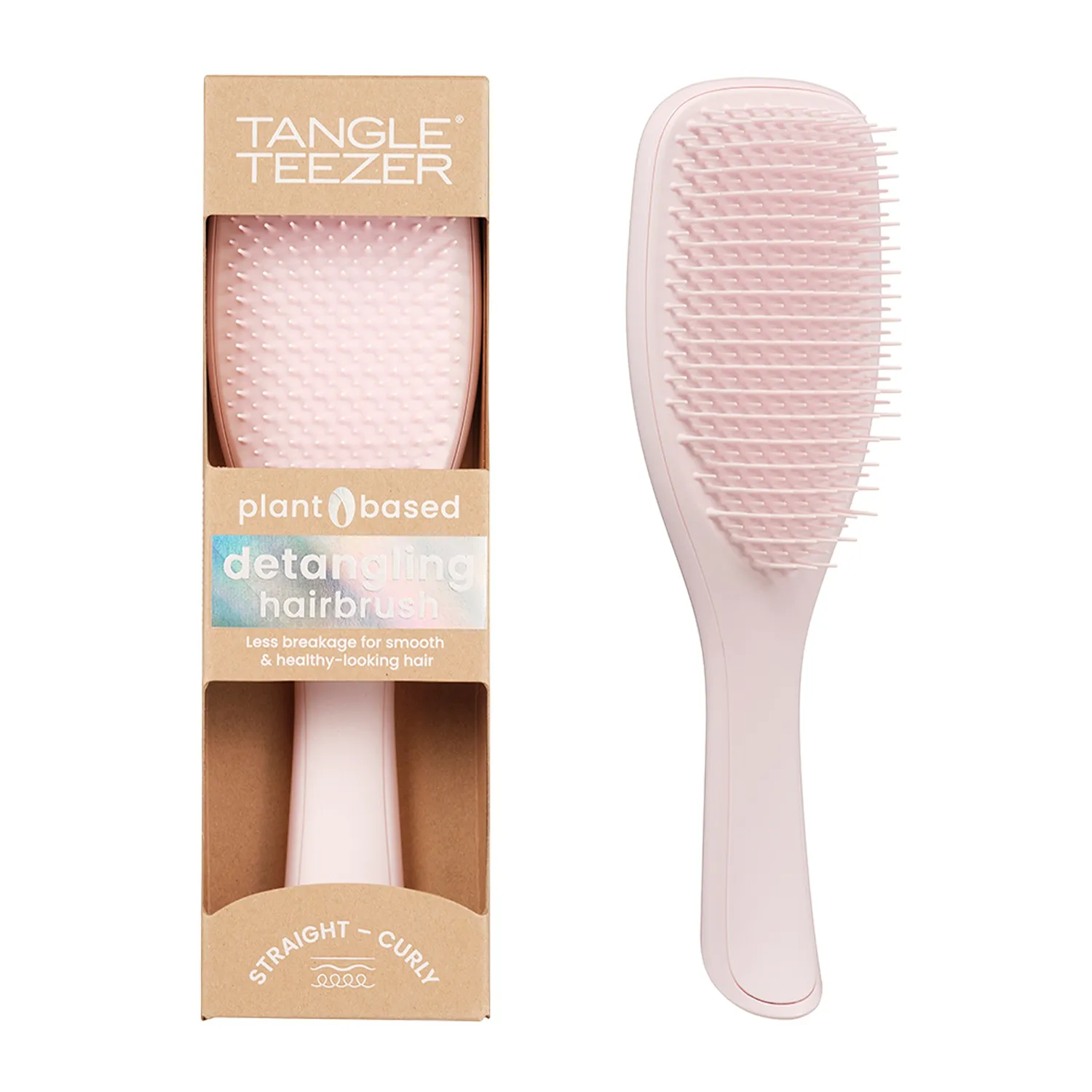 THE ULTIMATE DETANGLER PLANT BRUSH MARSHMALLOW PINK Расческа