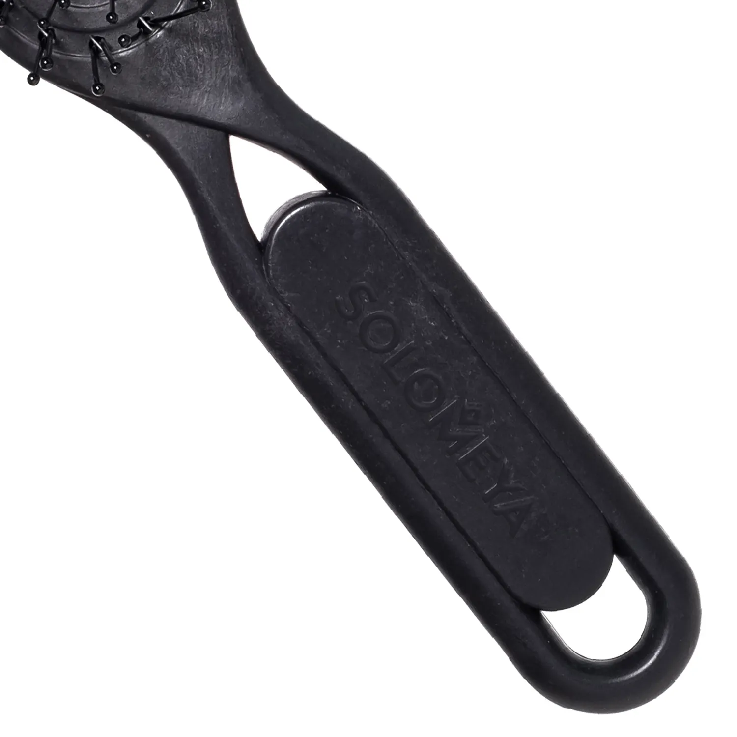 Detangler Hairbrush for Wet & Dry Hair Black Aesthetic Расческа для распутывания сухих и влажных волос черная