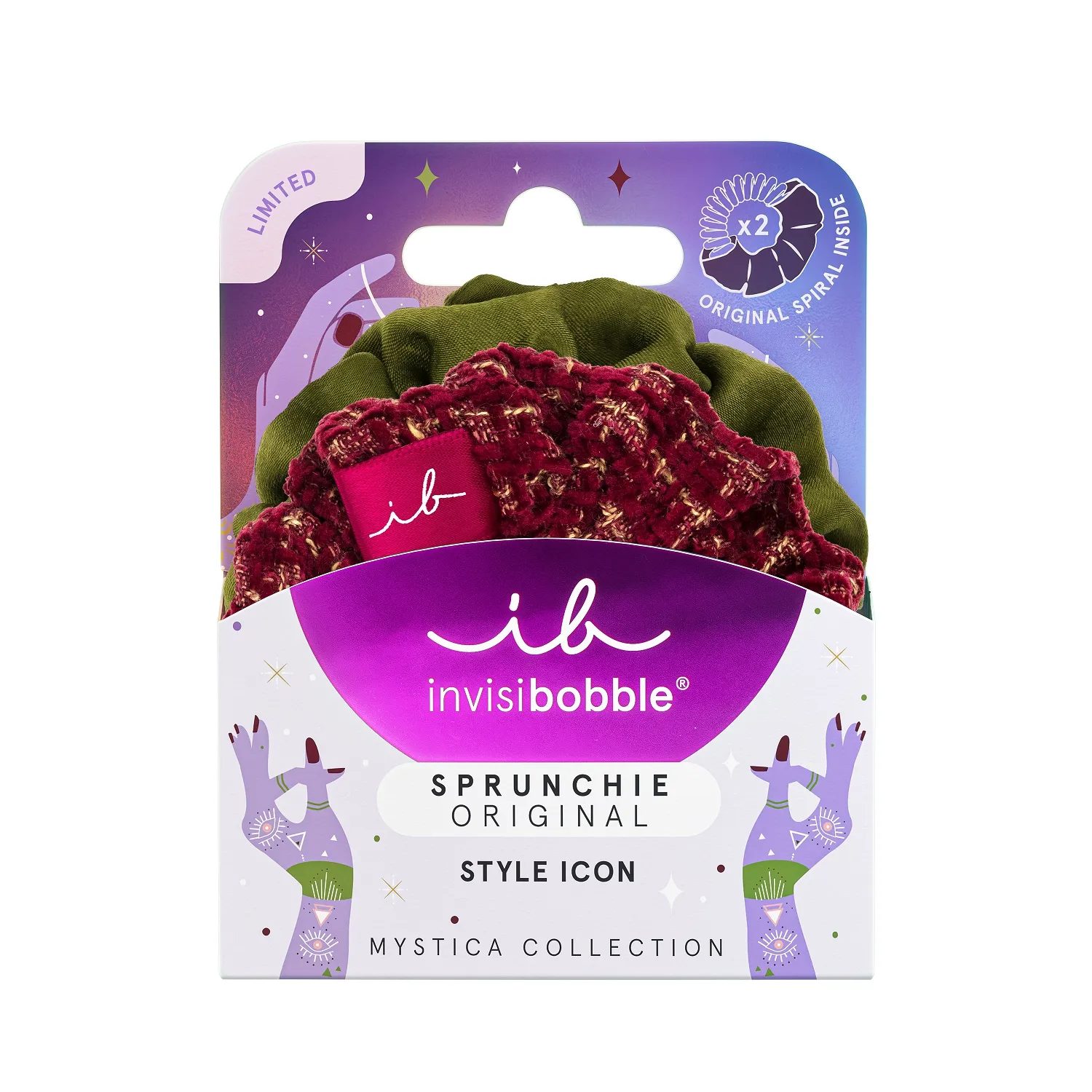 SPRUNCHIE Набор Резинок-Браслетов для Волос DUO Mystica