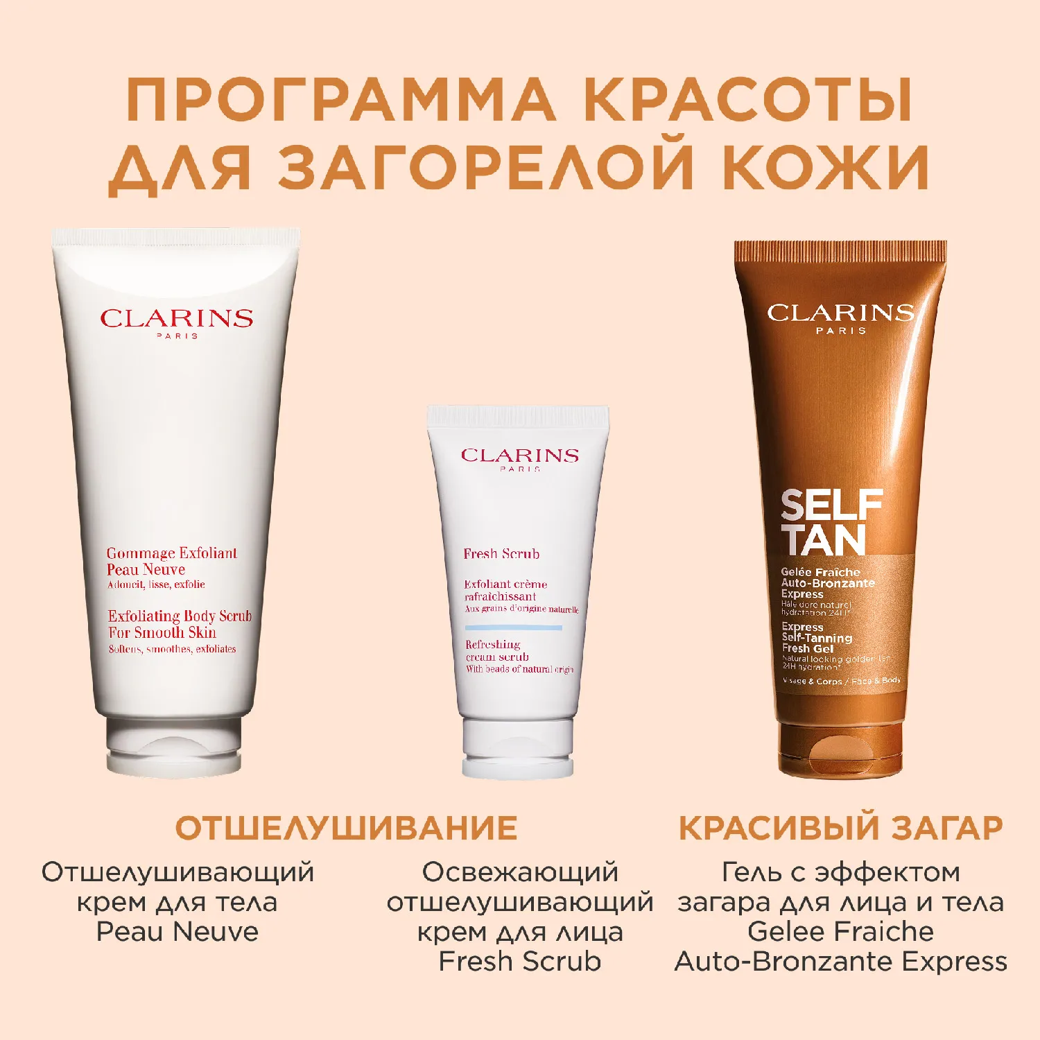 Gelee Fraiche Auto-Bronzante Express Гель с эффектом загара для лица и тела