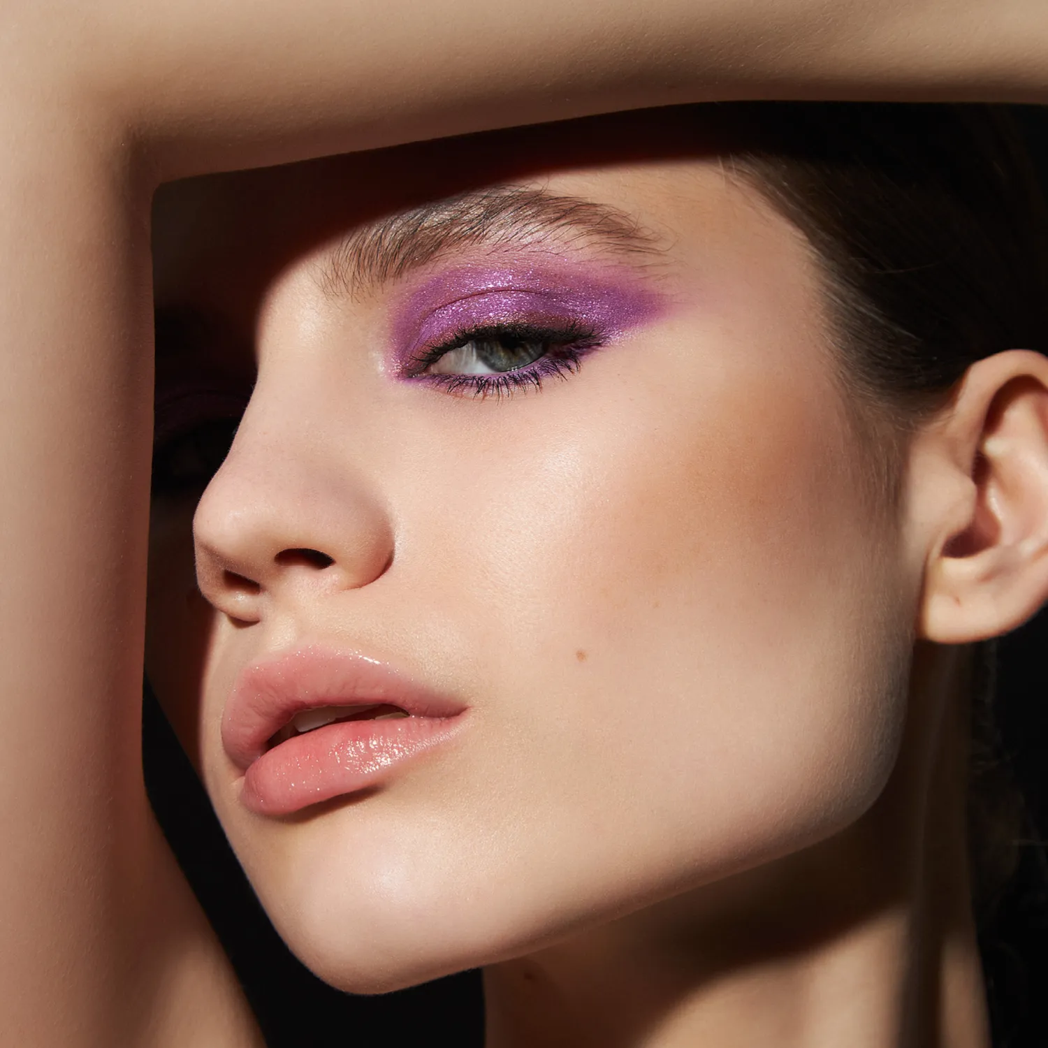 Perfect eyeshadow applicator Набор двусторонних аппликаторов для нанесения и растушевки теней, карандашей для глаз, 3 шт.