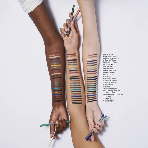 12h Wear Contour Eye Pencil Водостойкий карандаш для век 12ч с блестками