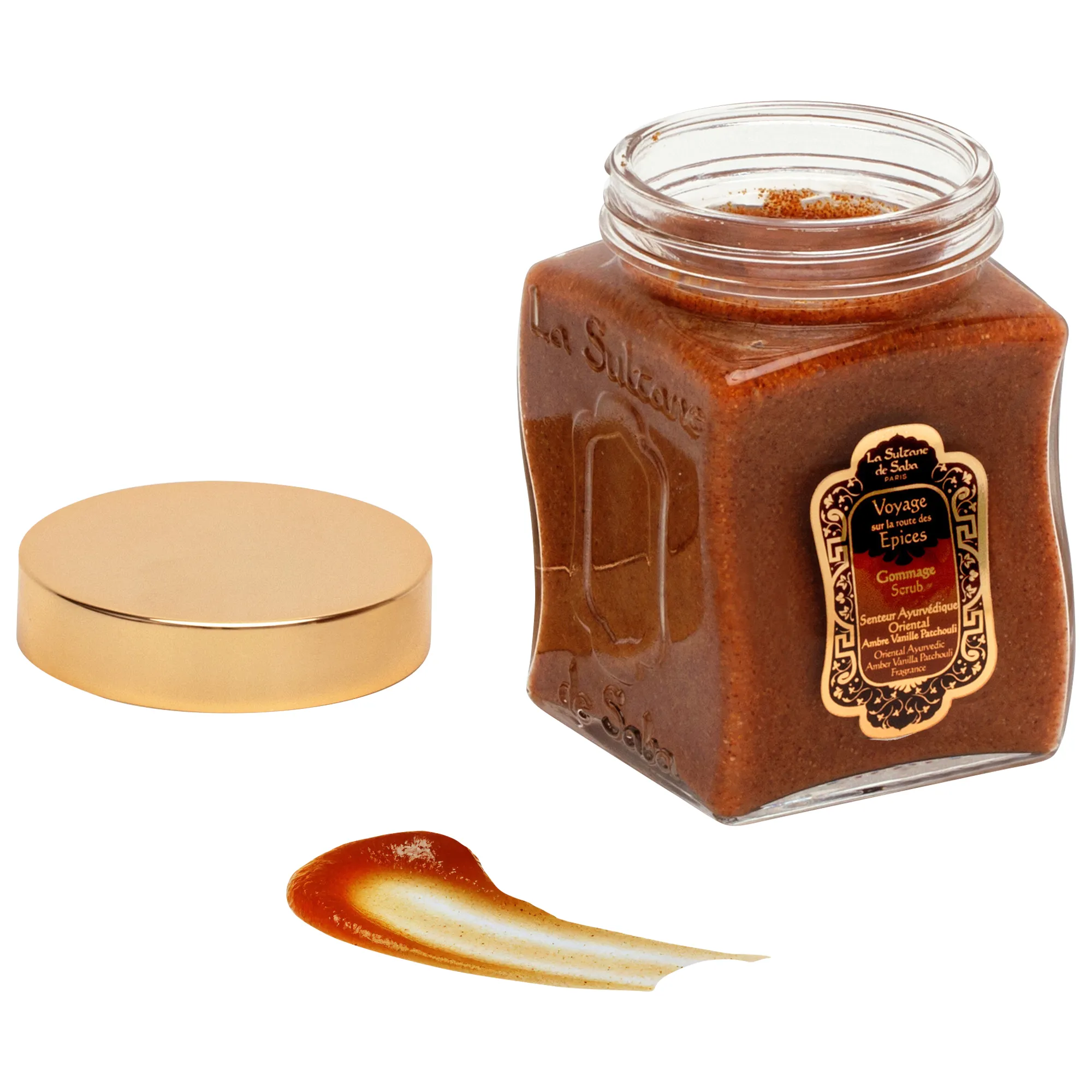 Гоммаж для тела аюрведа амбра, ваниль, пачули