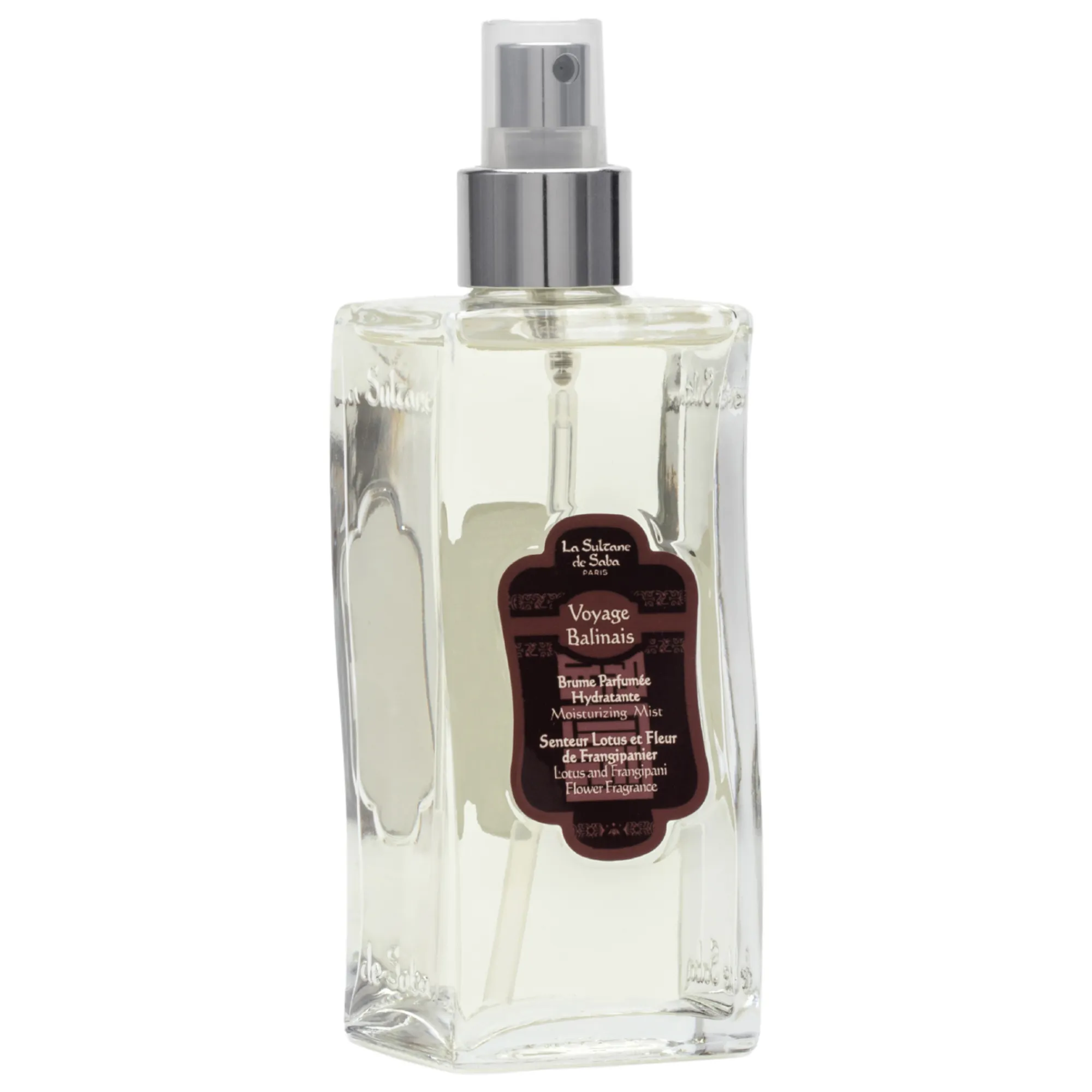 Парфюмированный увлажняющий спрей для тела лотос и франжипани