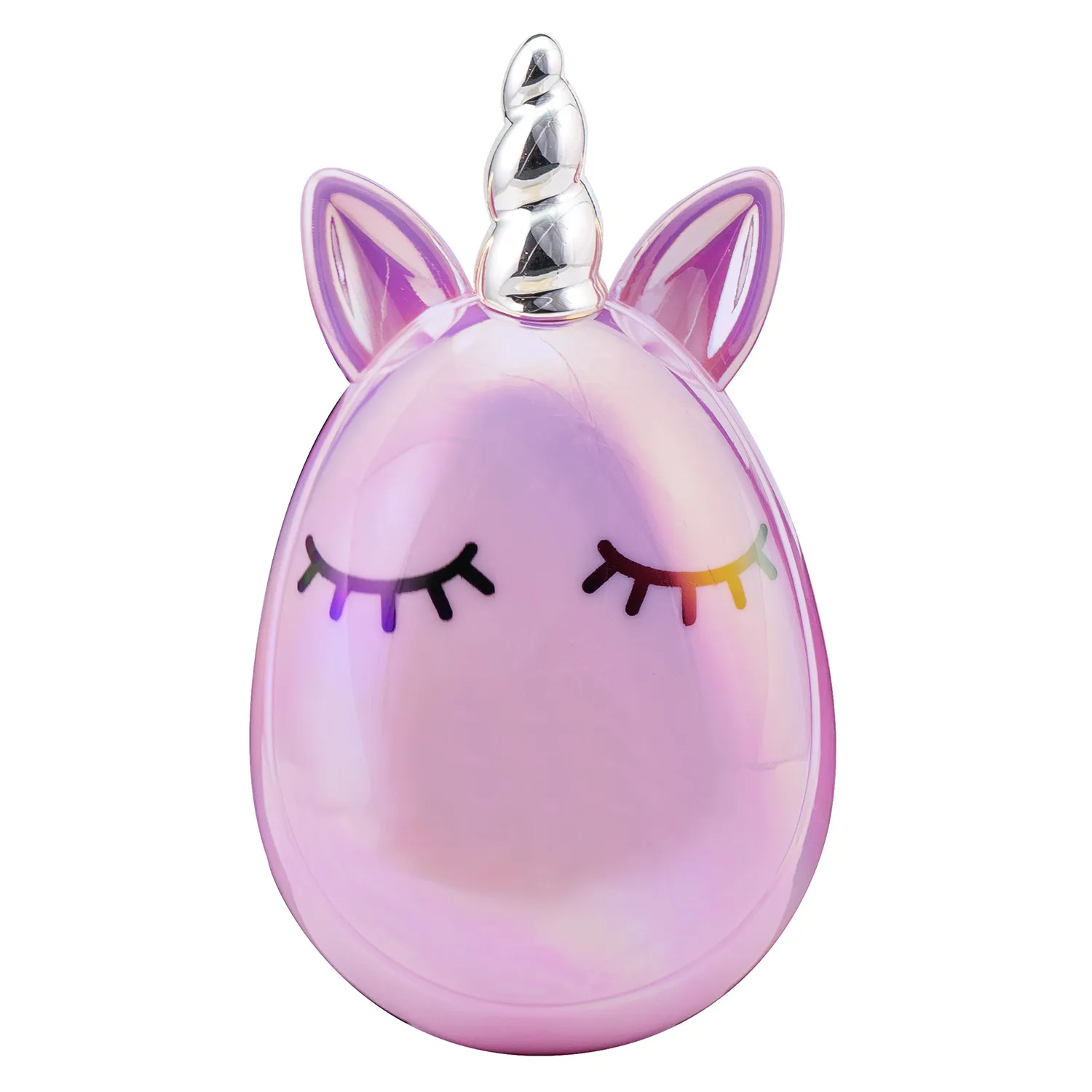 Расческа для волос Единорог сиреневая