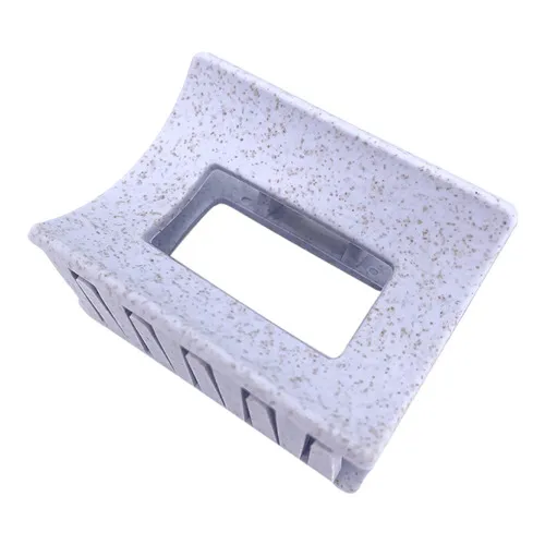 Straw Claw Hair Clip Square Blue Крабик для волос из натуральной пшеницы квадратный голубой Straw Claw Hair Clip Square Blue Крабик для волос из натуральной пшеницы квадратный голубой