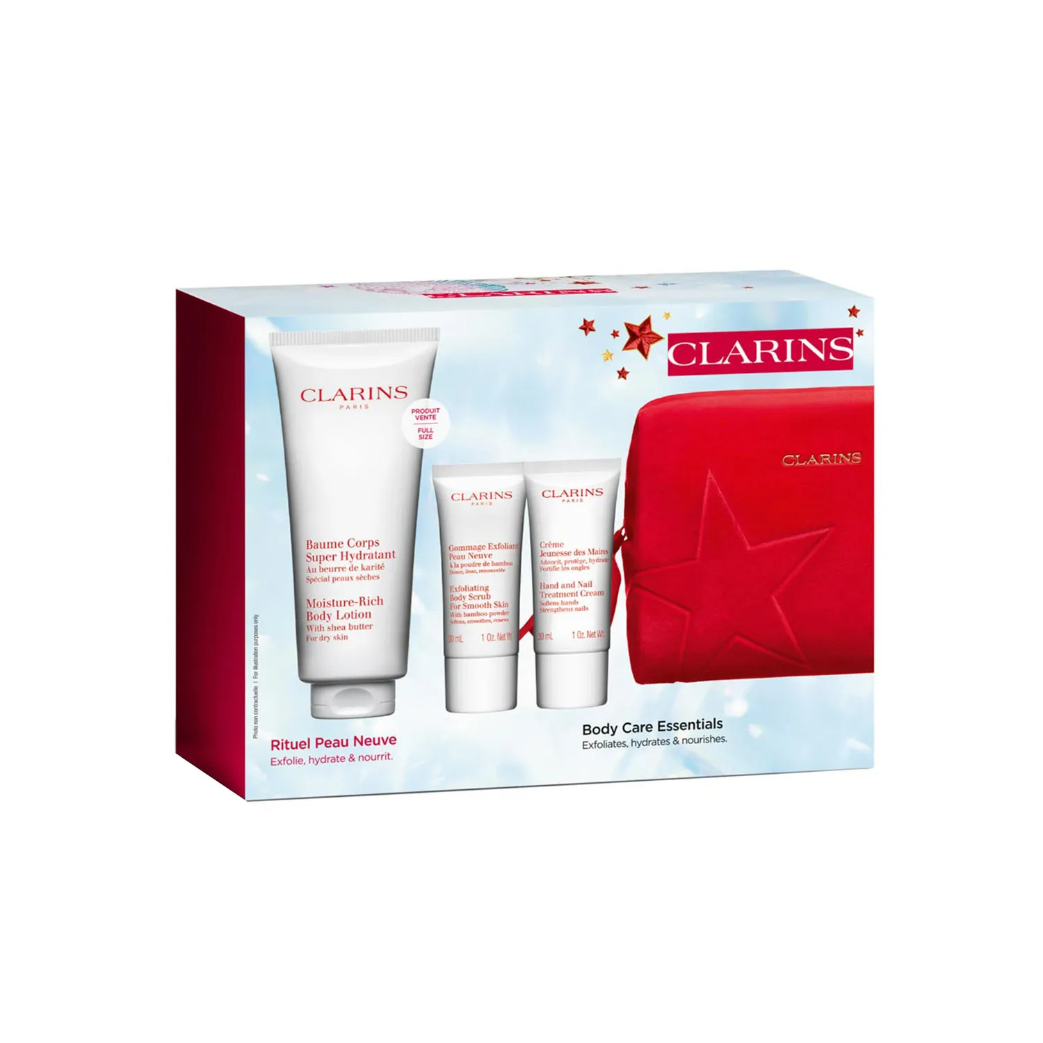 Набор незаменимых средств для ухода за телом