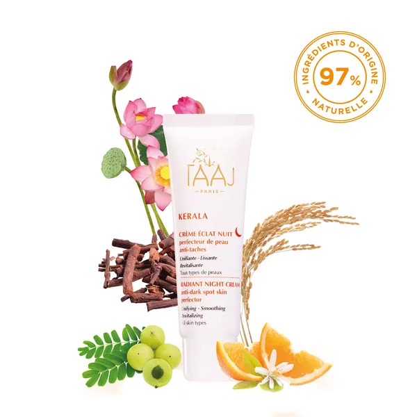 Сияющий ночной крем для лица